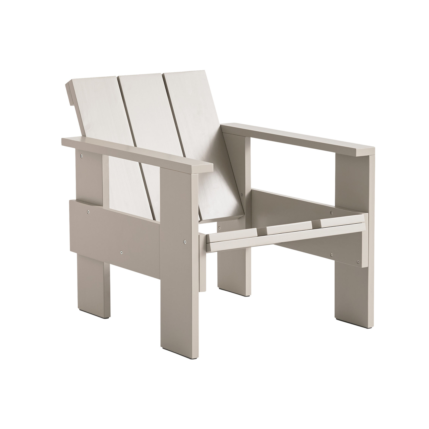 Hay Beige - Lounge Armchair Crate - Solid Pine - Designer Gerrit Rietveld