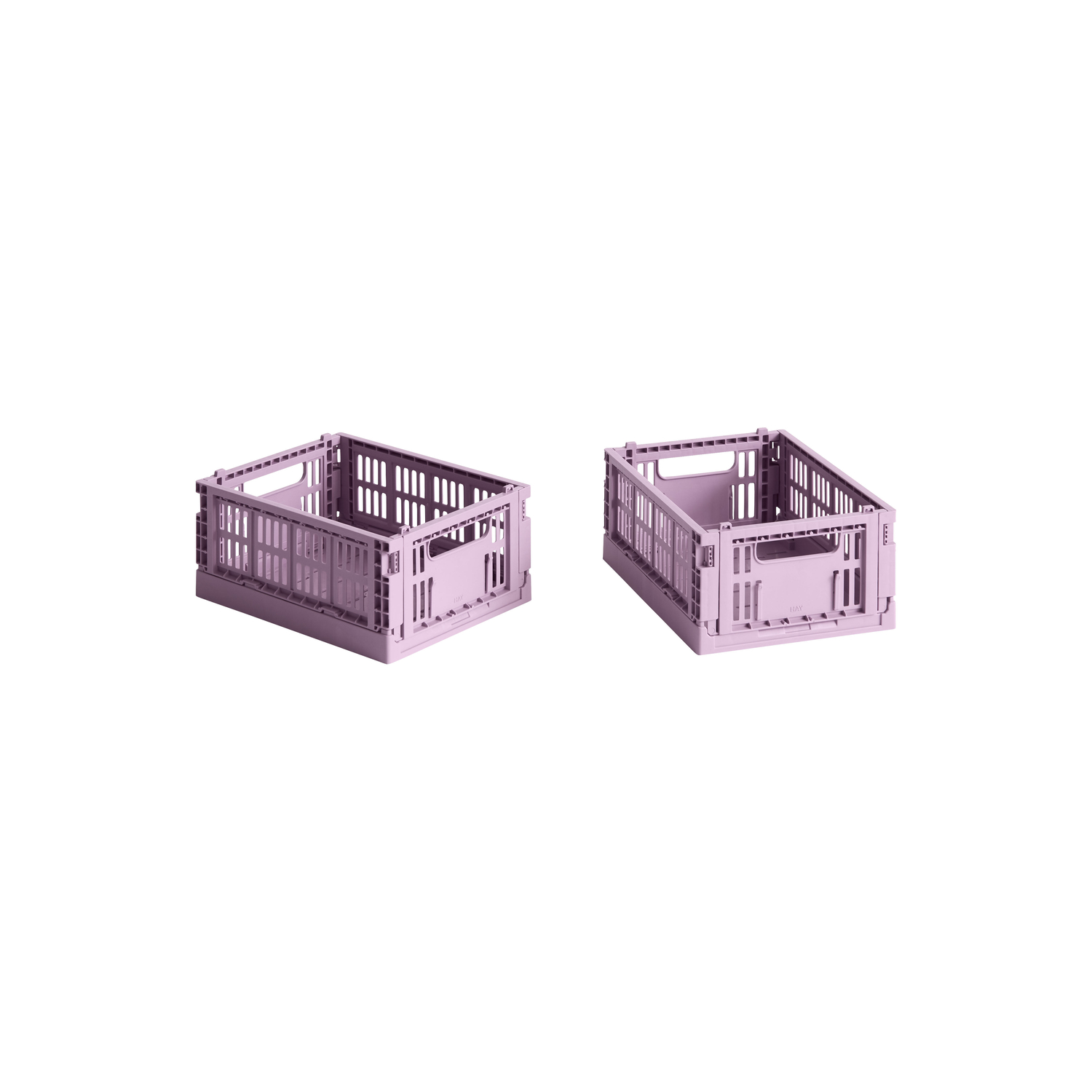Hay Pink - Basket Colour Crate - Recycled Polypropylene - Designer Studio