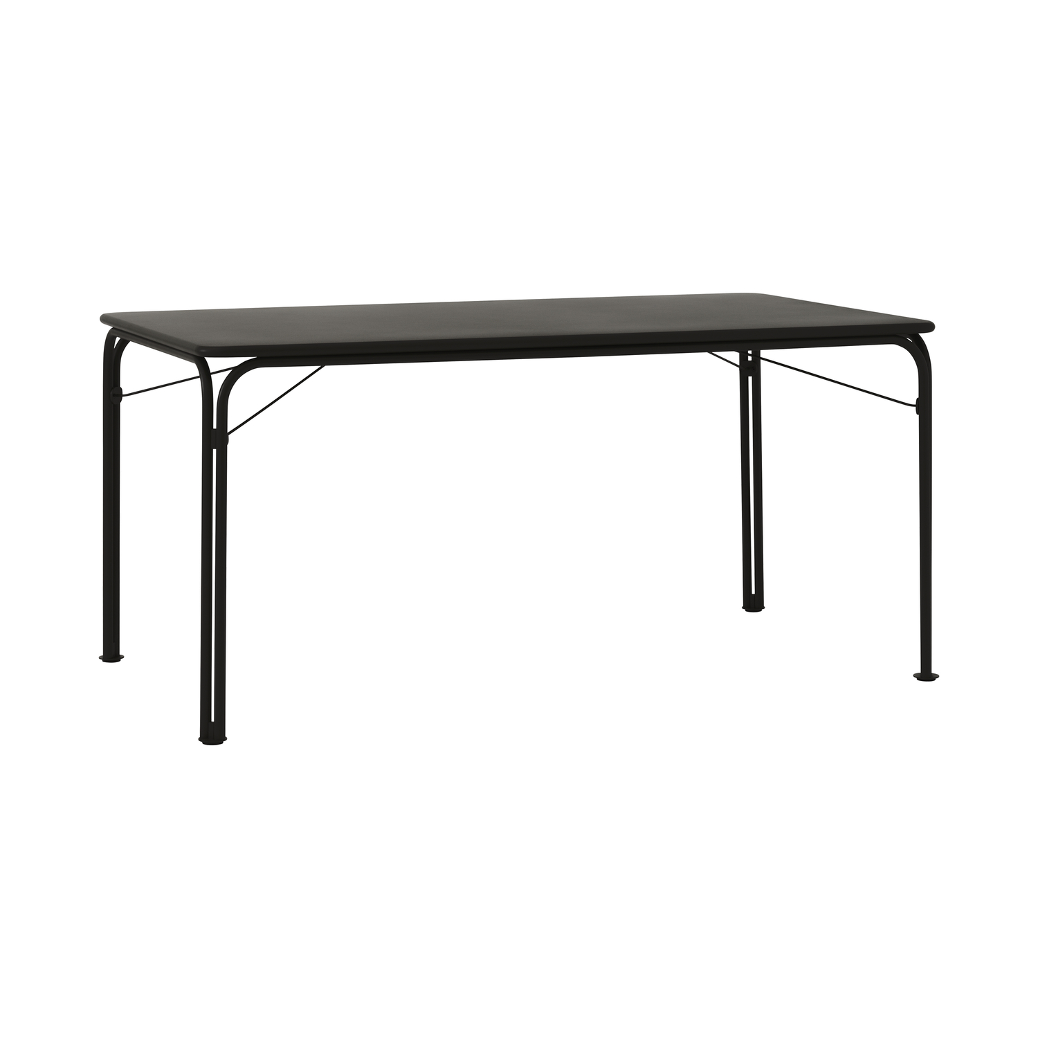 Tradition Black &Tradition - Rectangular Table Thorvald - Powder Coated Steel - Designer Space Copenhagen