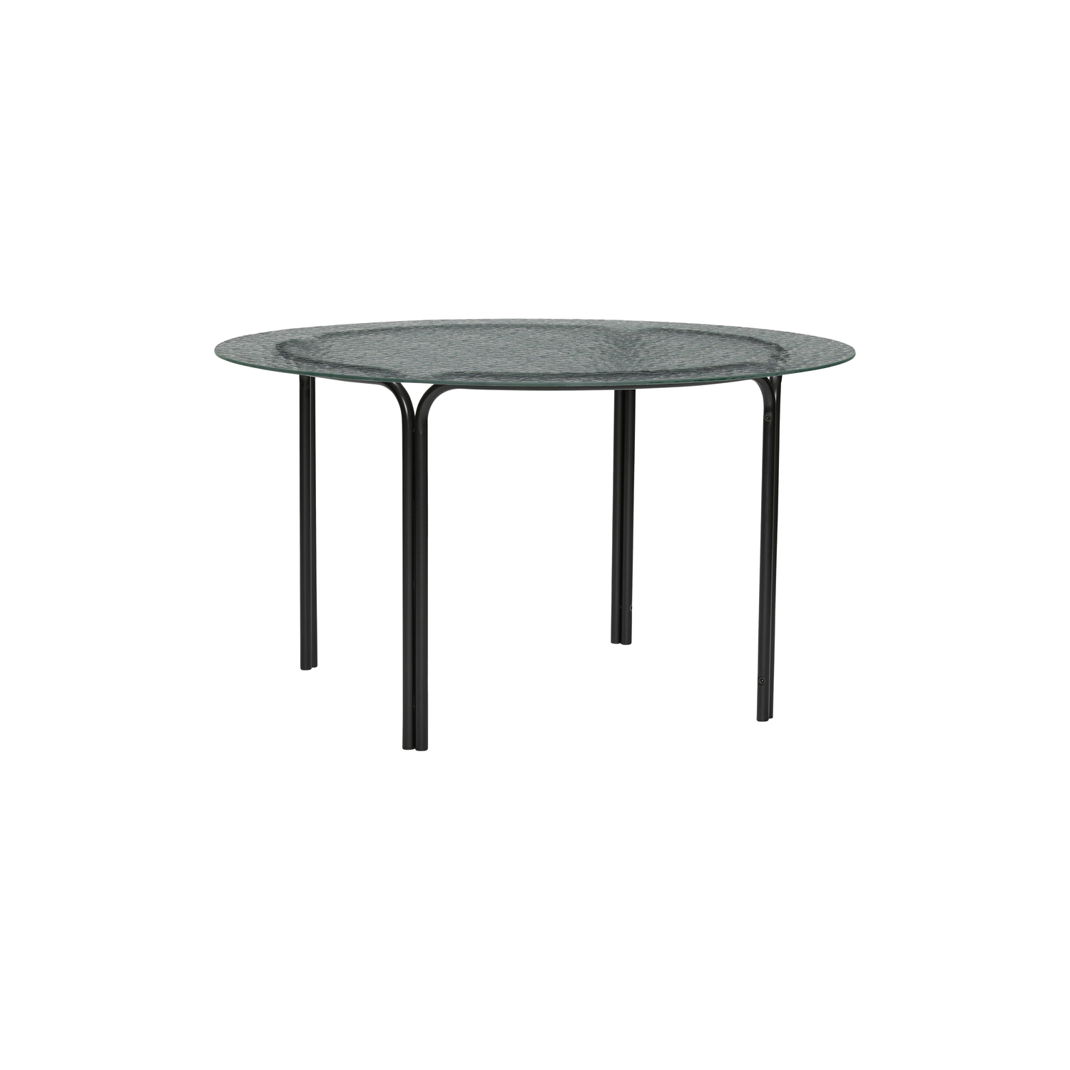 Hübsch Black - Coffee Table Orbit - Textured Glass