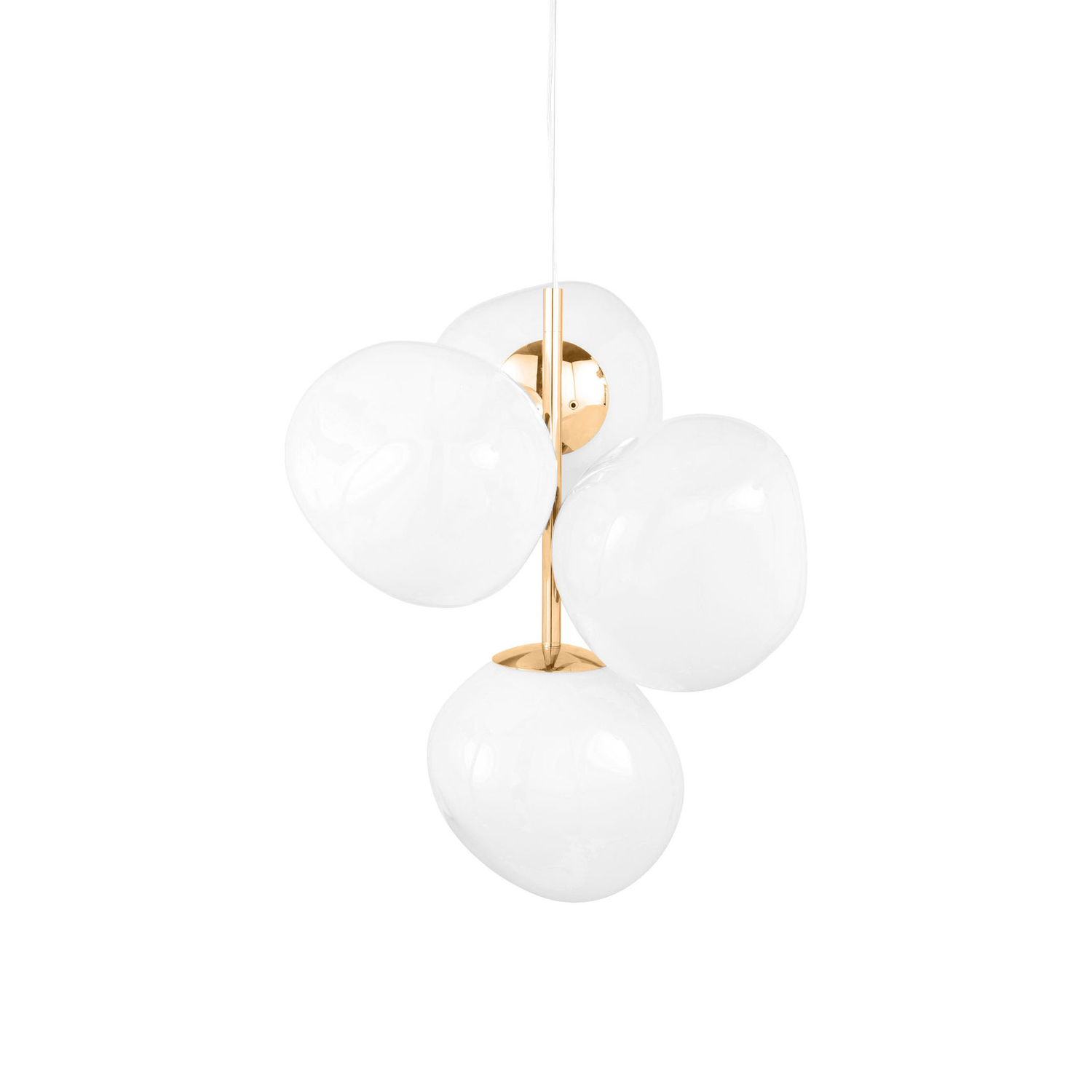 Tom Dixon White - Chandelier Melt - Blow-Moulded Polycarbonate - Designer