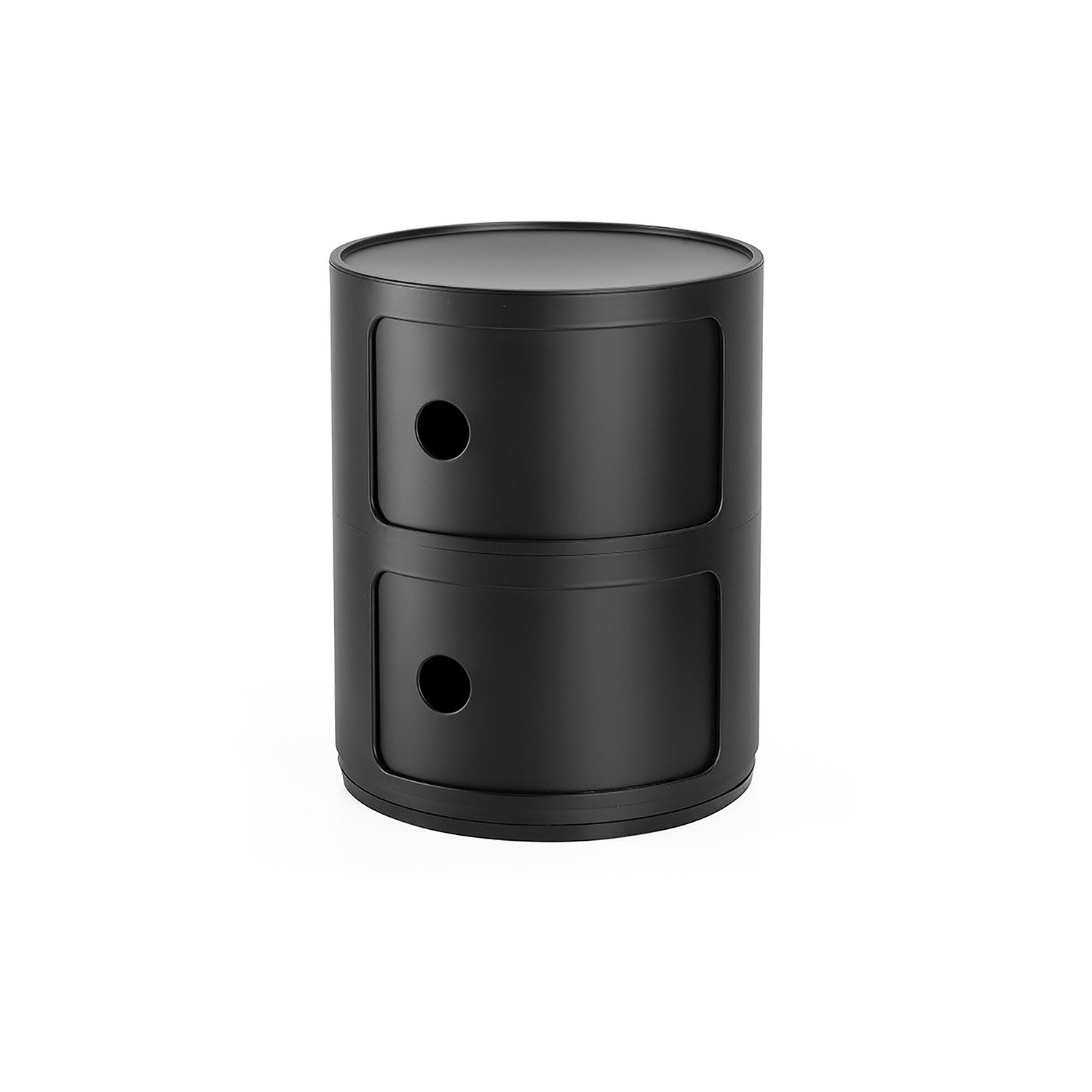 Kartell Black - Storage Componibili - Recycled Thermoplastic Technopolymer - Designer Anna Castelli Ferrieri