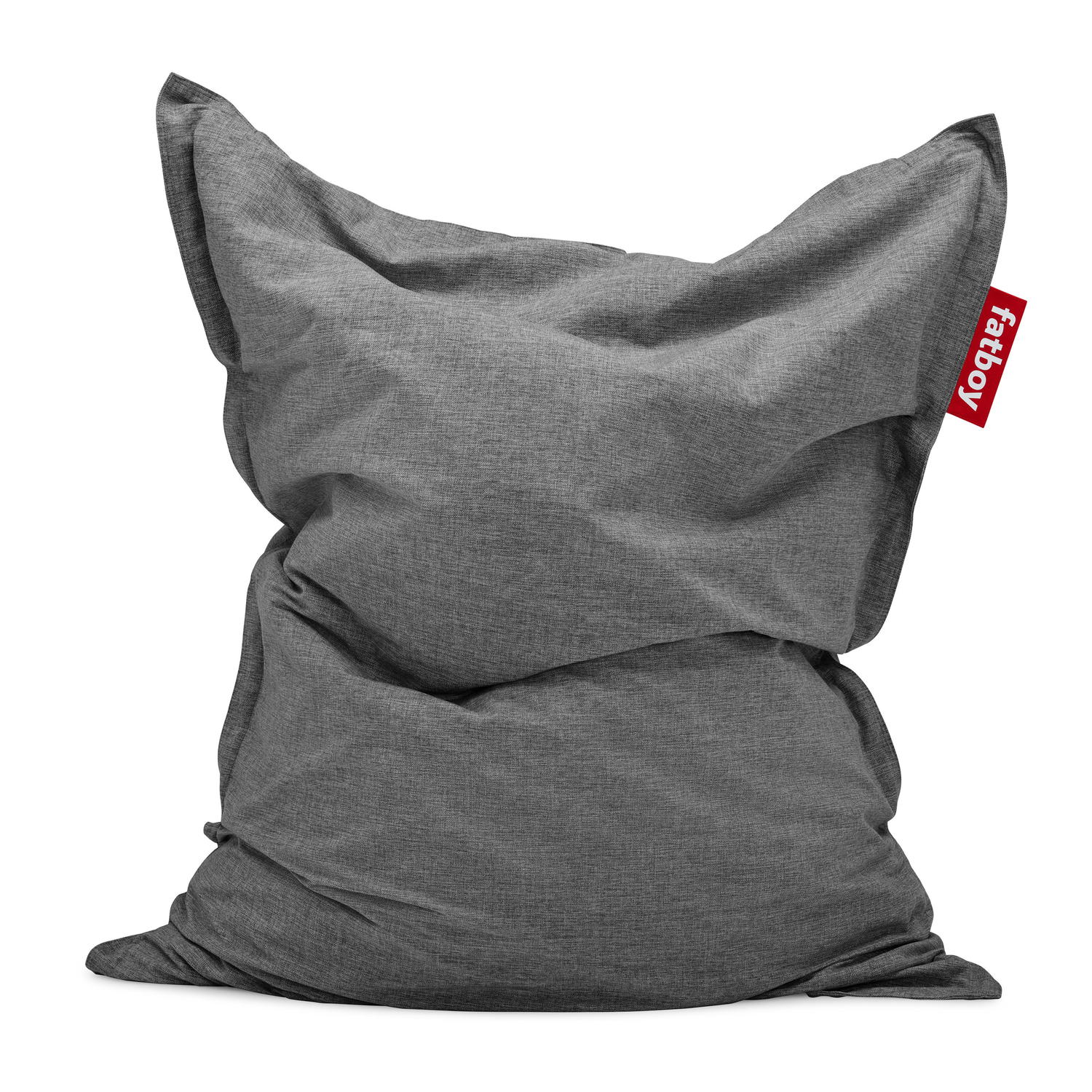 Fatboy Grau - Outdoor-Hocker Original - Olefin Stoff - Designer Jukka Setälä - Bild 1