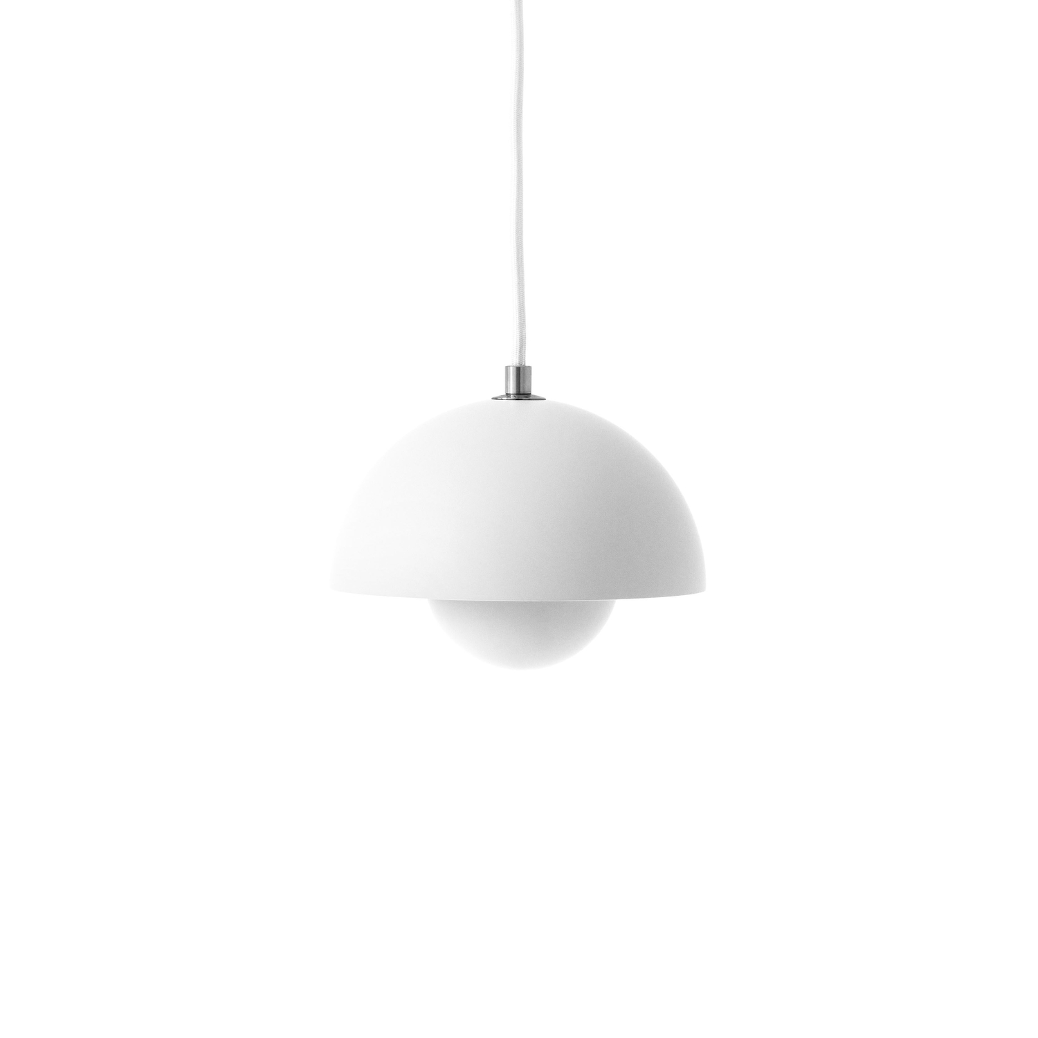 Tradition White &Tradition - Pendant Flowerpot - Lacquered Steel - Designer Verner Panton