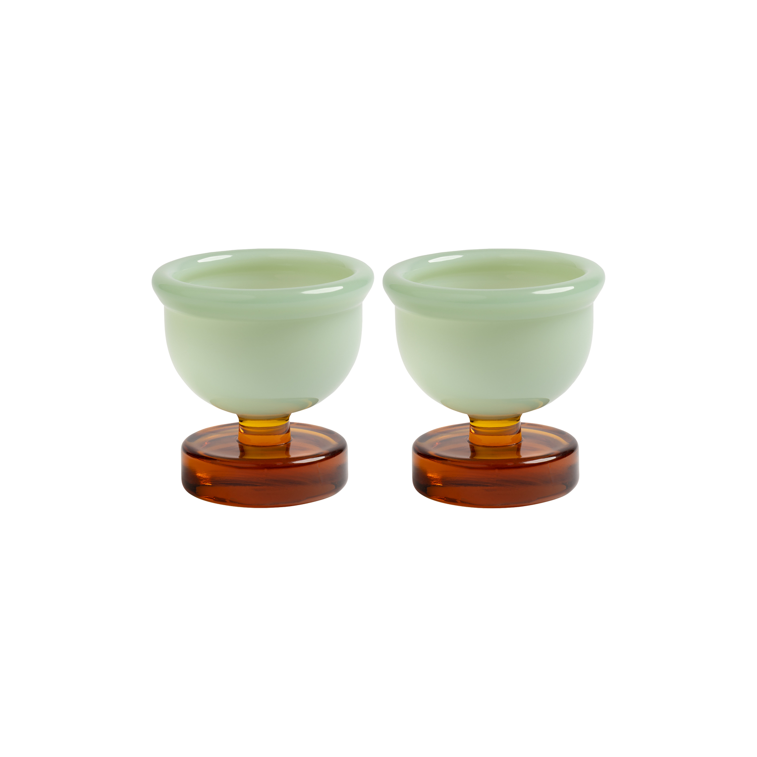Klevering Orange & - Set Of 2 Cantine - Borosilicated Glass