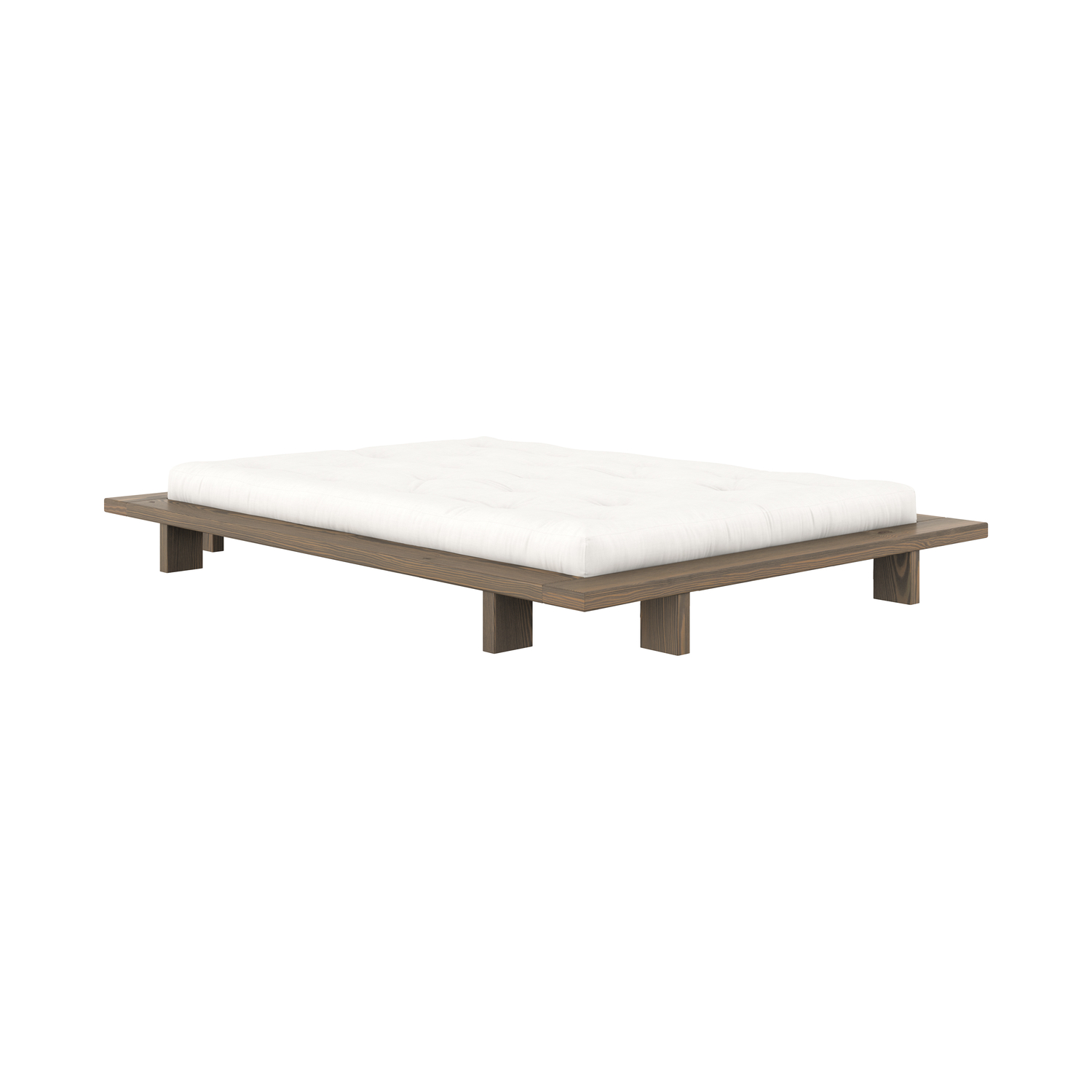 KARUP - Letto matrimoniale Japan - Marrone - Pino massello laccato certificato FSC