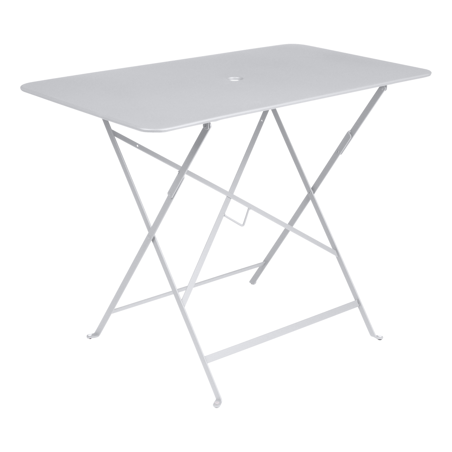 Fermob White - Rectangular Table Bistro - Painted Steel - Designer Frédéric Sofia