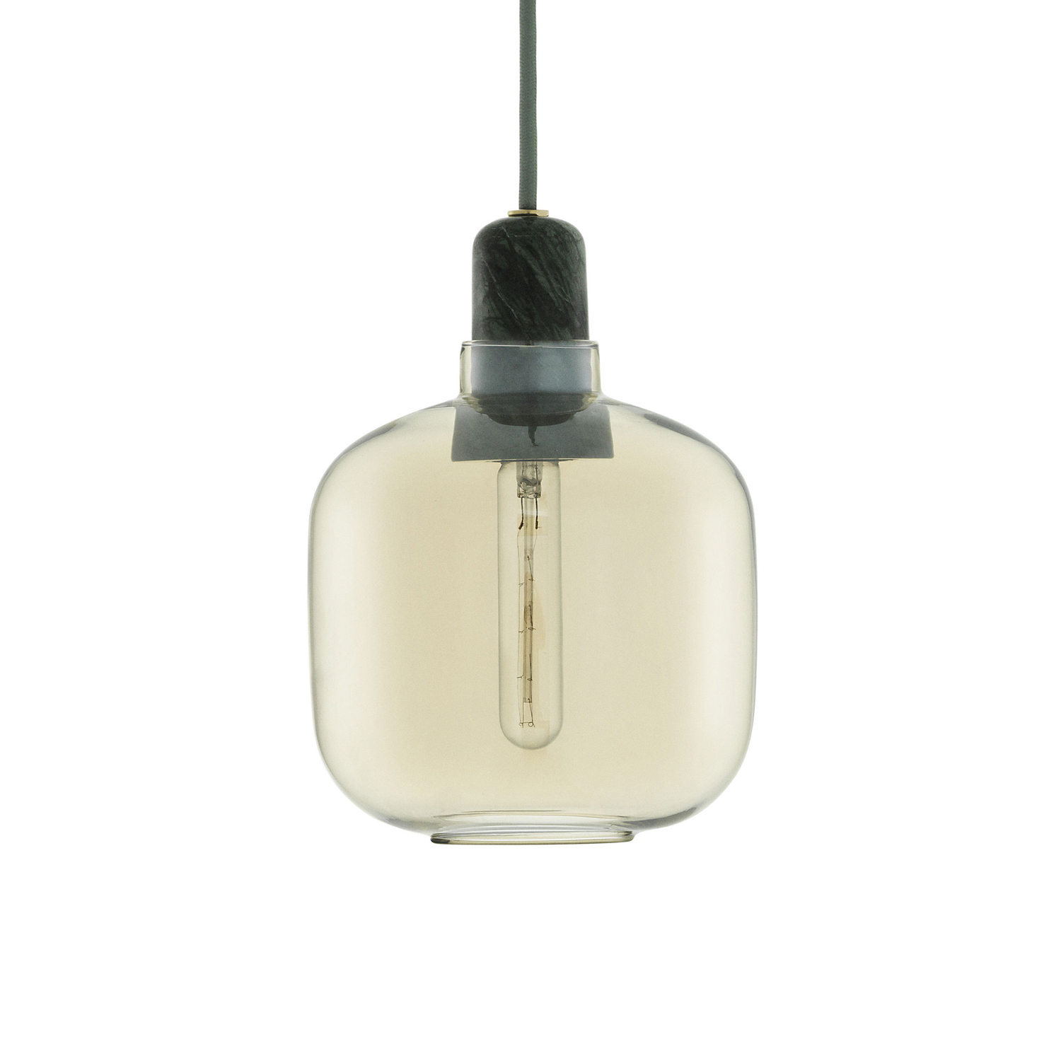 Normann Copenhagen - Pendant Amp - Gold - Marble - Designer Simon Legald