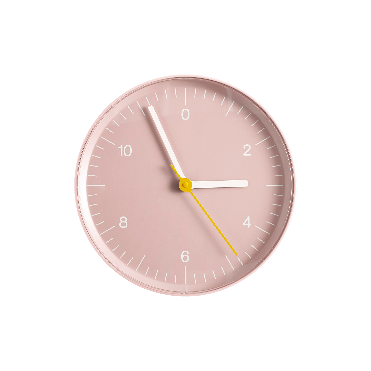Hay Pink - Wall Clock Jasper Morrison - Recycled Abs - Designer Jasper Morrison