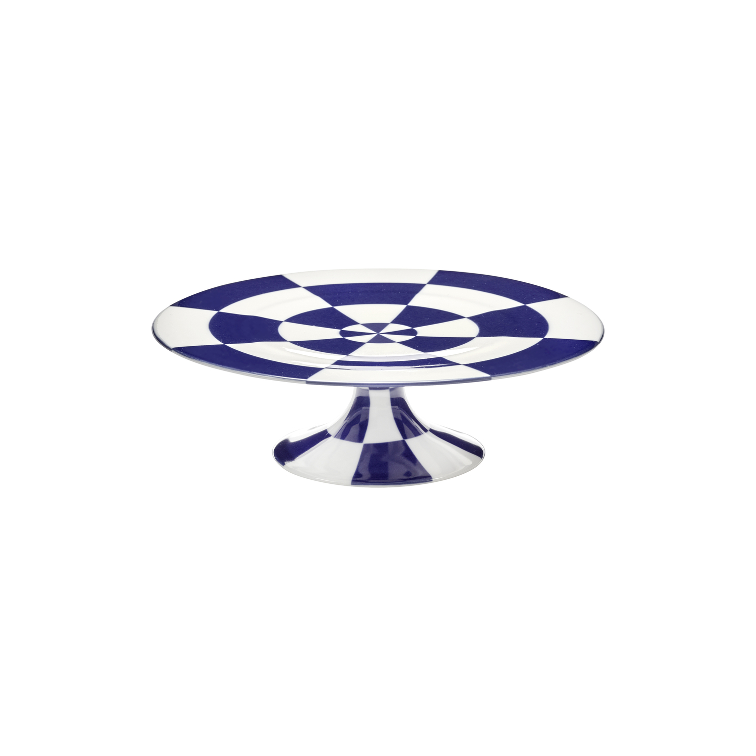 Serax Blue - Cake Plate Les Objets Mouleversants - Enamelled China - Designer Wouters & Hendrix
