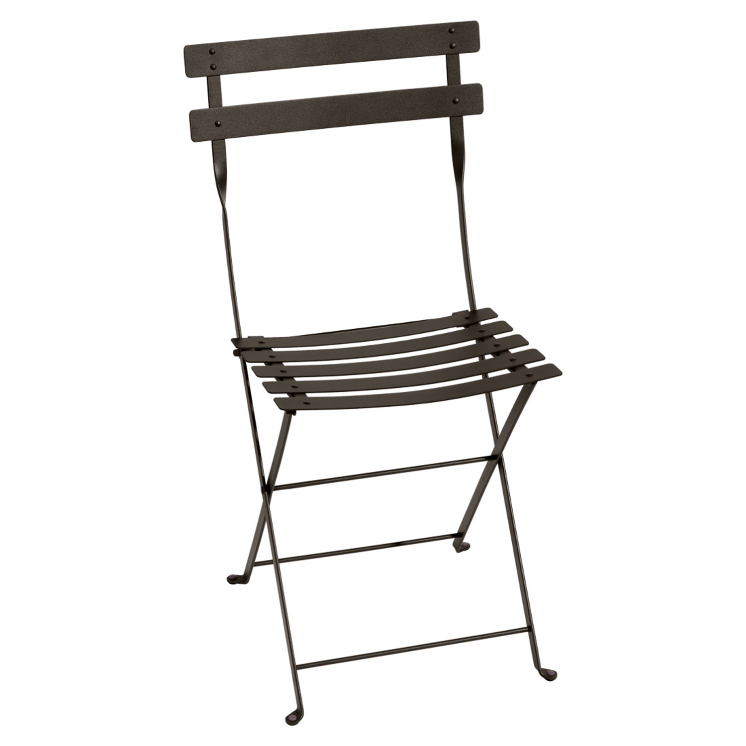 Fermob - Folding Chair Bistro - Brown - Lacquered Steel - Designer Studio Fermob