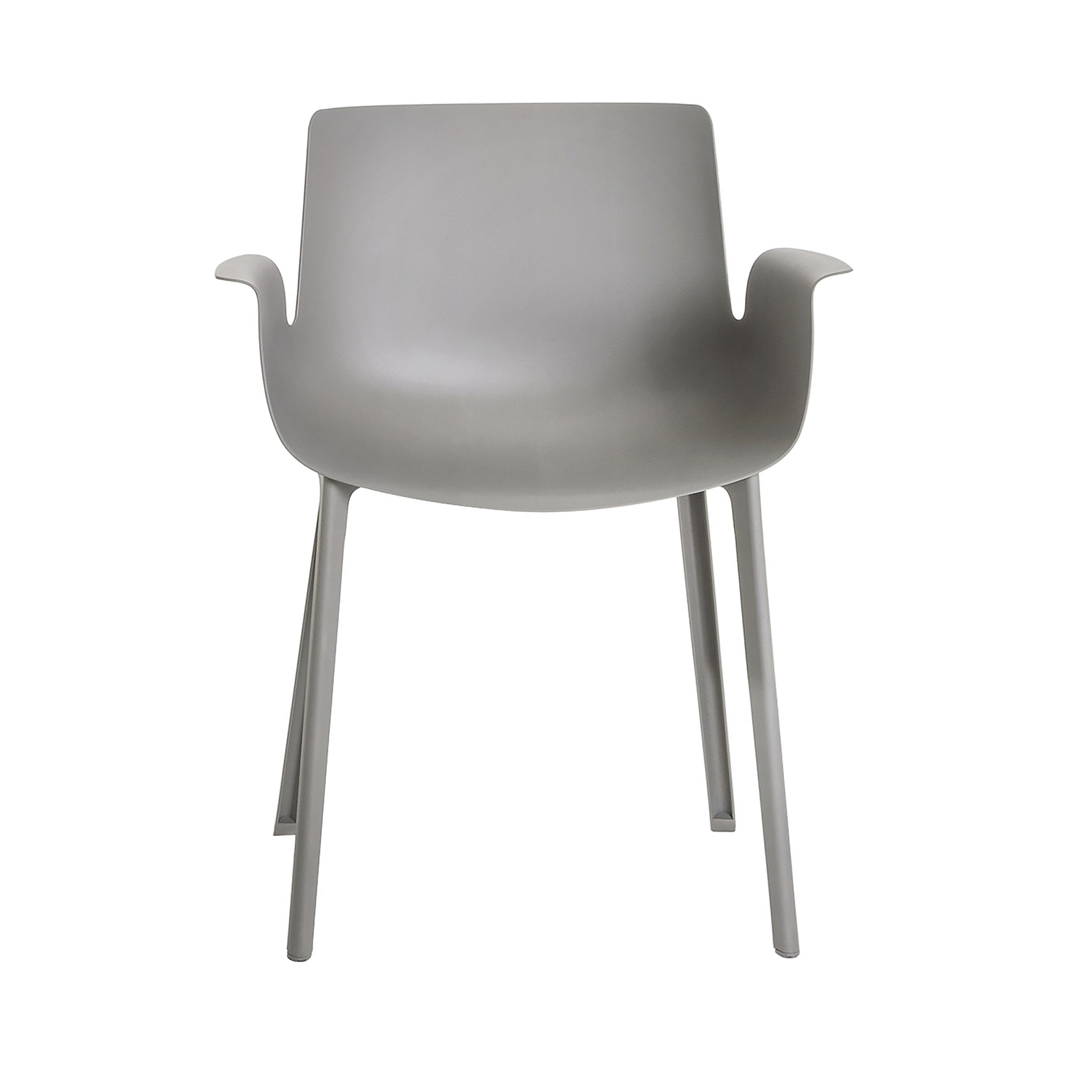 Kartell - Fauteuil Piuma - Gris - Thermoplastique polymère renforcé - Designer Piero Lissoni