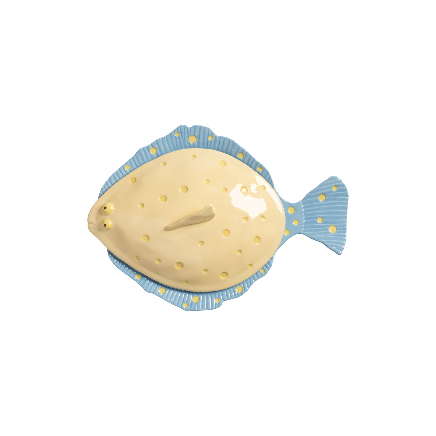 Klevering Yellow & - Serving Dish Plaice - Sandstone
