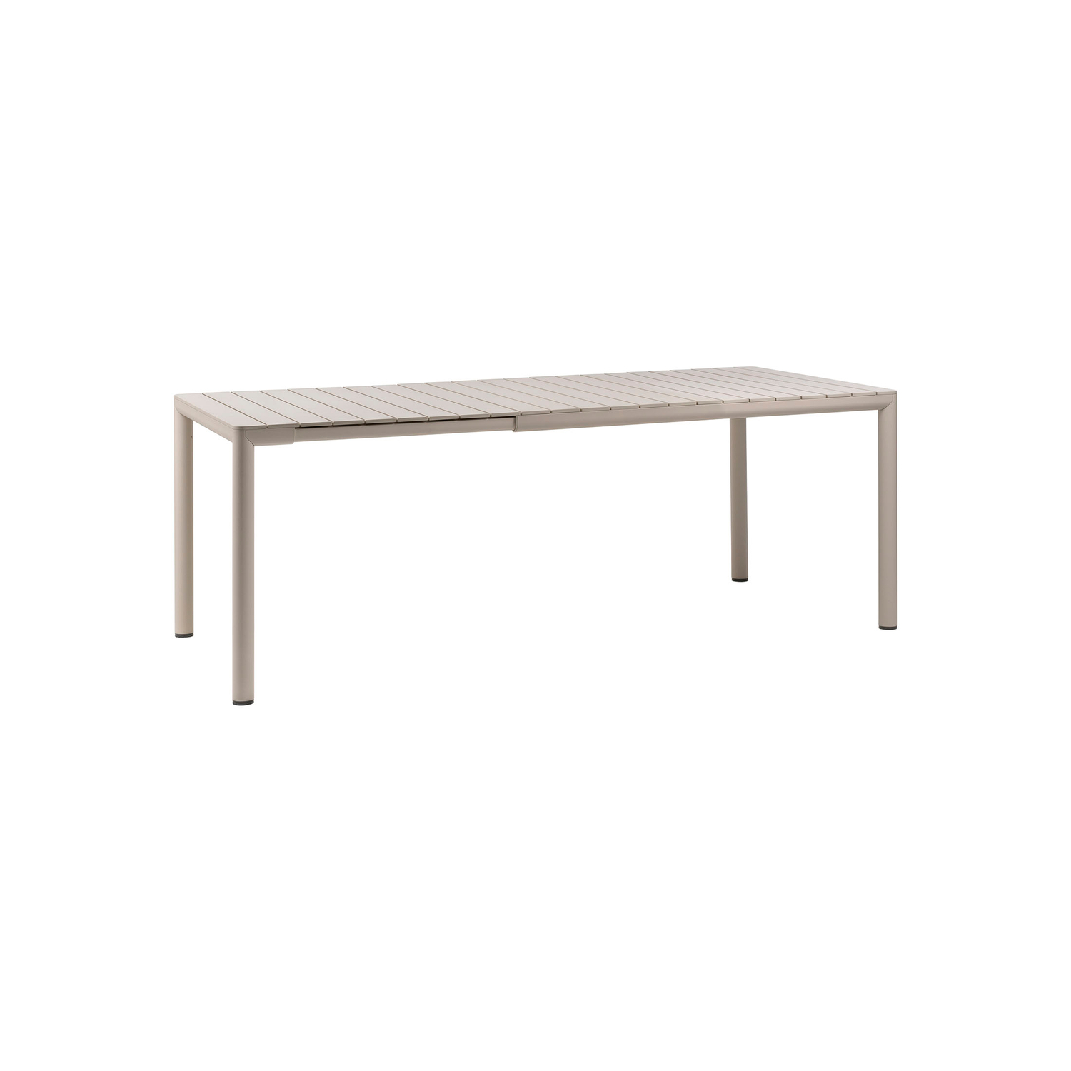 NARDI - Rectangular table Tevere - Beige - Fibreglass resin - Designer Raffaello Galiotto