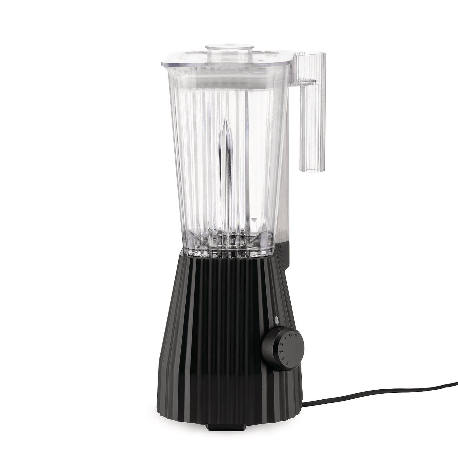 Alessi - Blender Plissé - Noir - Résine thermoplastique - Designer Michele de Lucchi