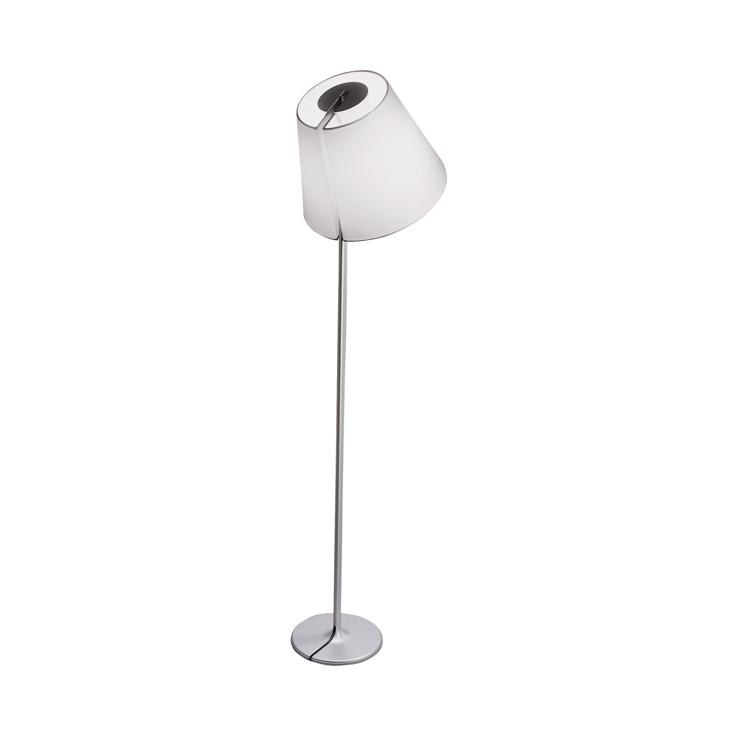 Artemide Licht Melampo Mega Terra Stehleuchte Aluminiumgrau - Schirm Aluminiumgrau - Bild 3