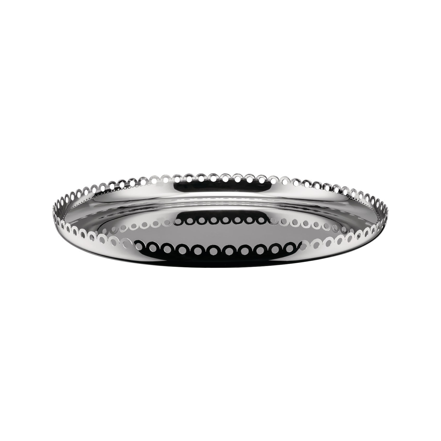 Alessi - Tray Tornitore Matto - Metal - Polished Stainless Steel - Designer Nika Zupanc