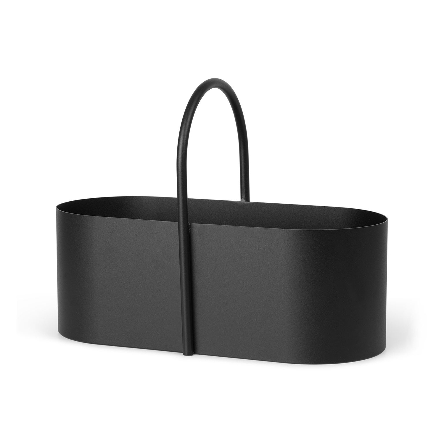 Ferm Living Black - Basket Grib - Thermolacquered Metal - Designer Trine Andersen