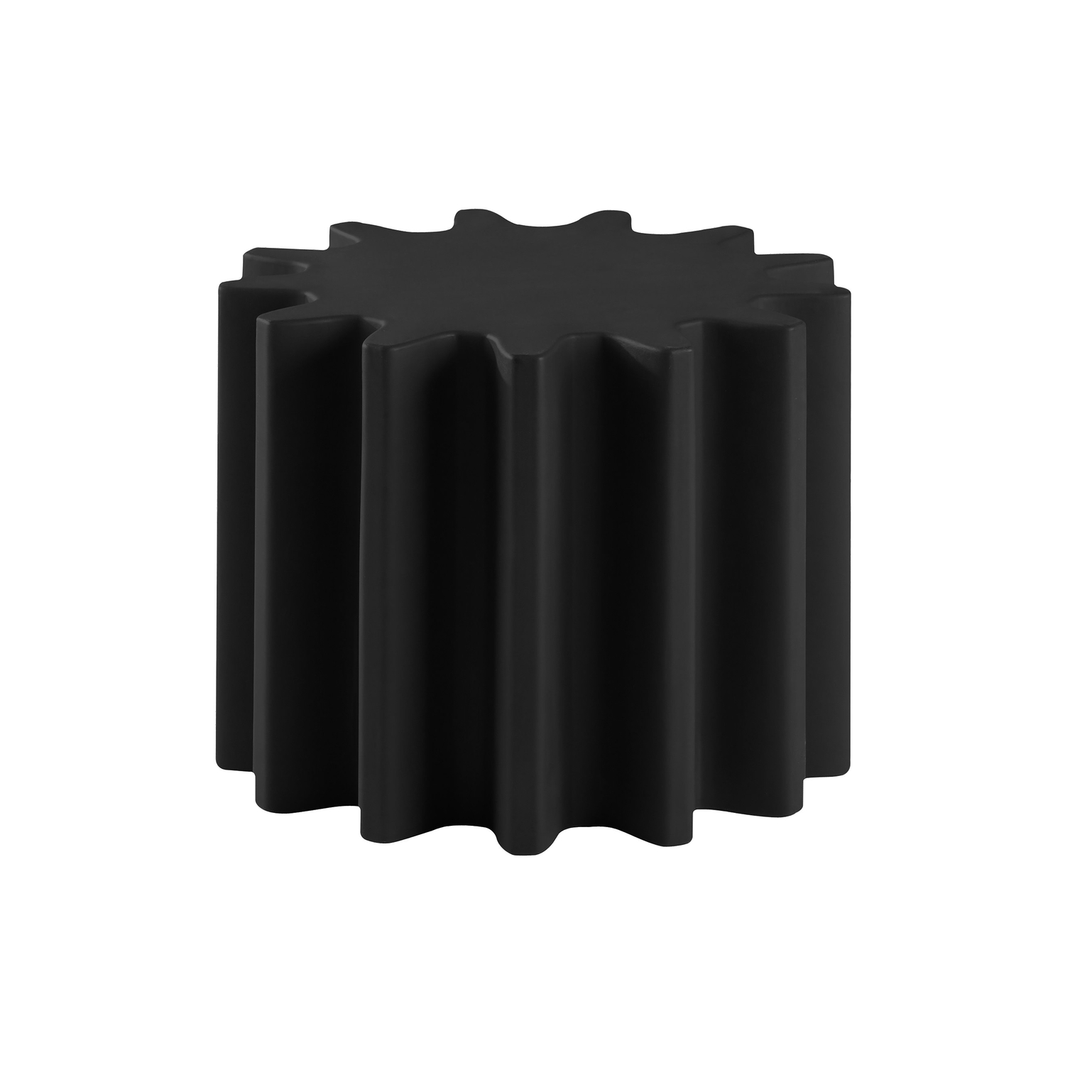 Slide Black - Coffee Table Gear - Recyclable Polyethylene - Designer Anastasia Ivanuk