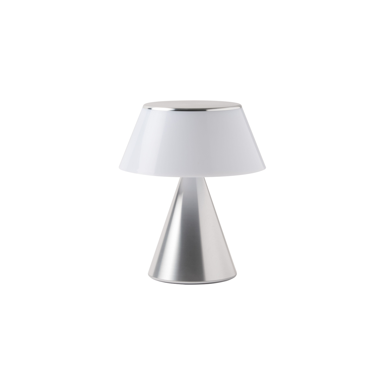 Lexon - Kabellose, Wiederaufladbare Außenlampe Luma - Silber - Abs - Designer Andrea Quaglio