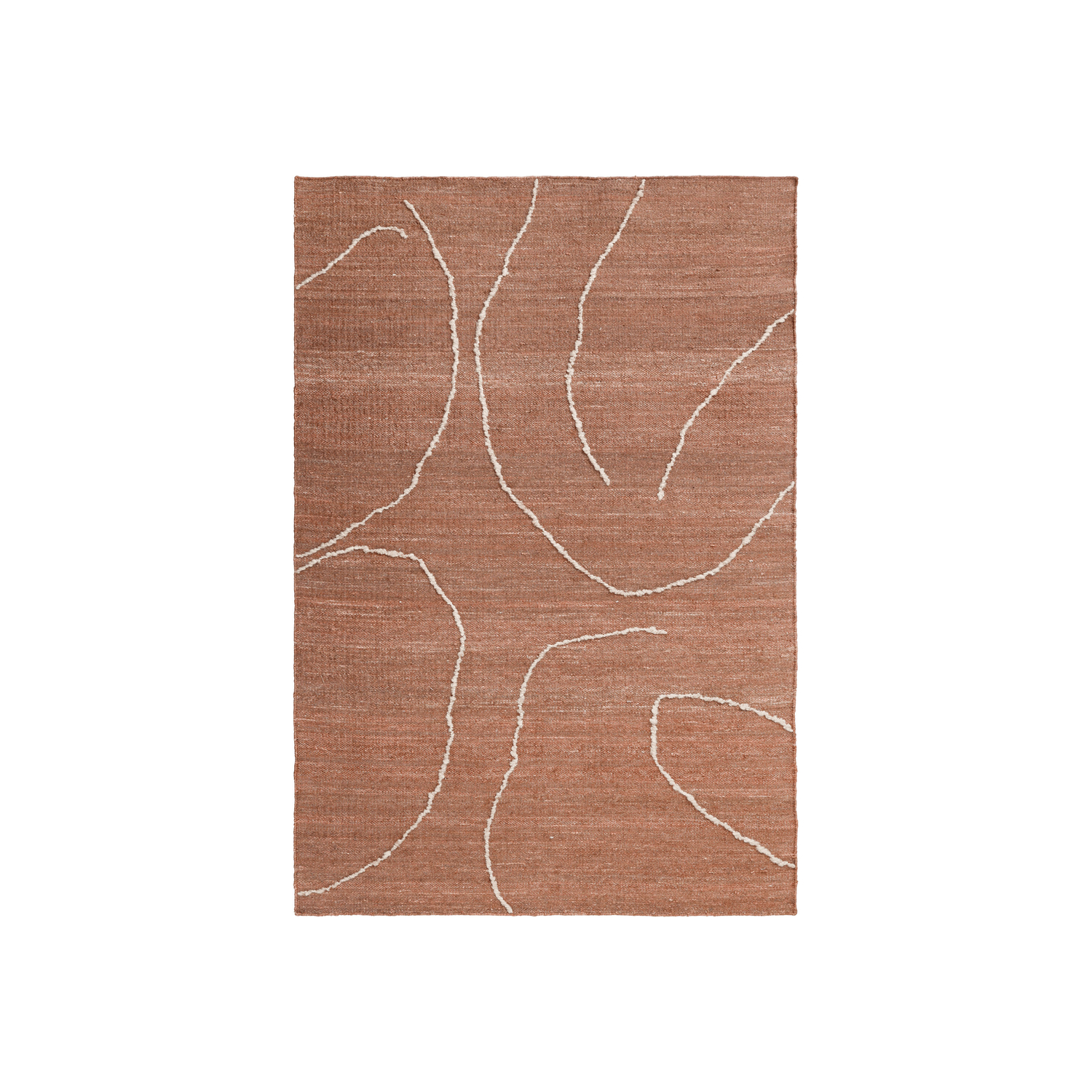 Ferm Living Orange - Rug Gesso - Hessian