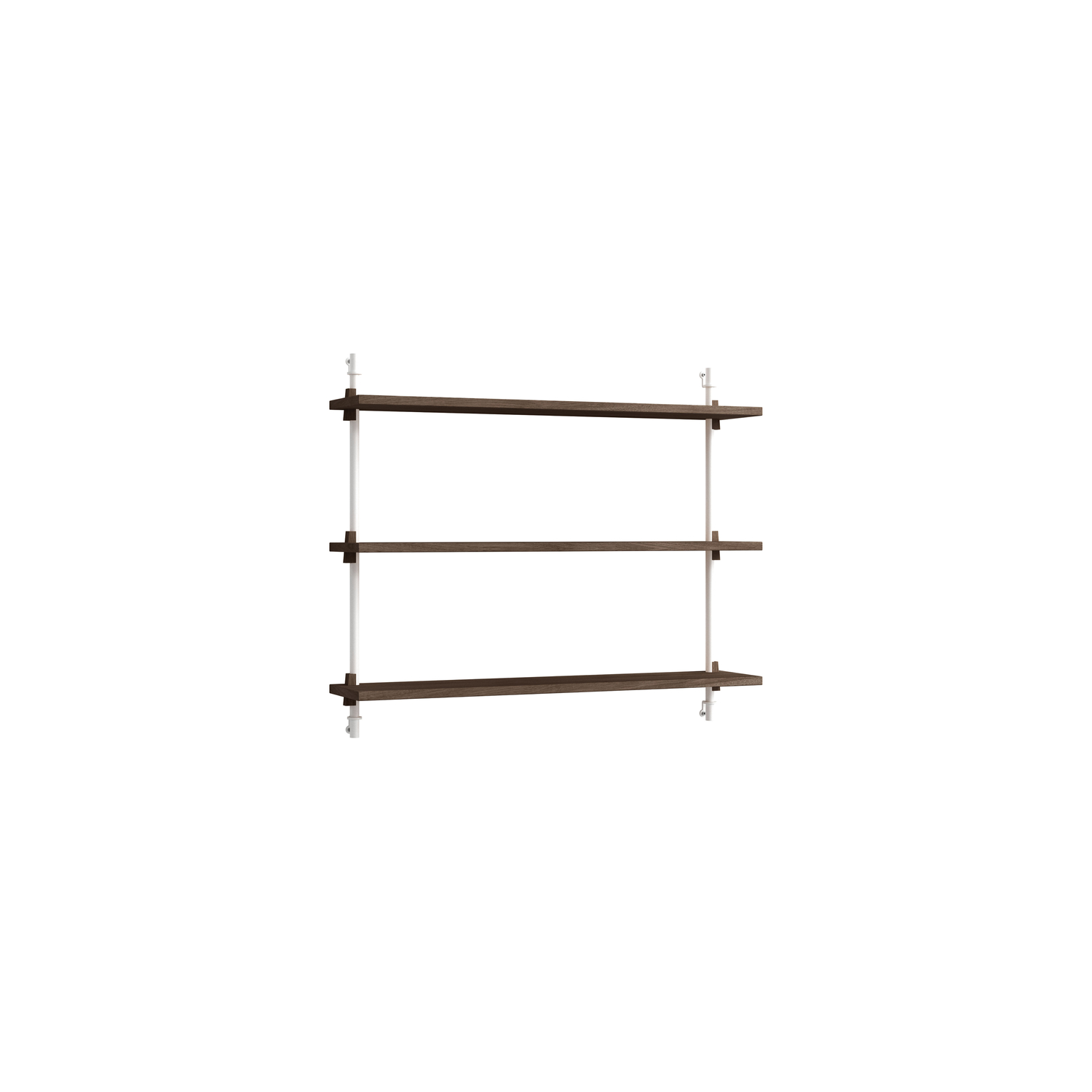 Moebe - Shelf Wall Shelving - Brown - Oak Veneer Mdf