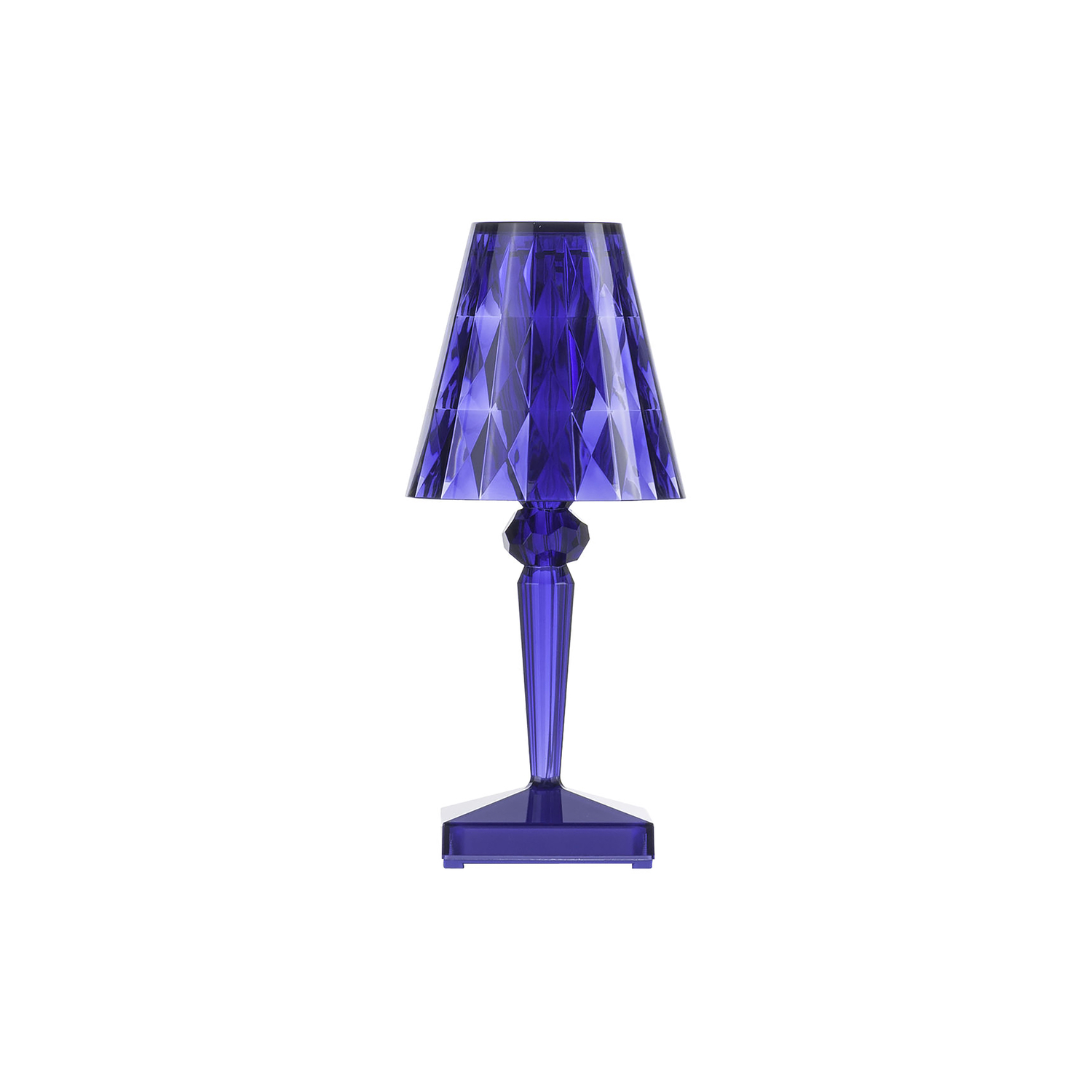 Kartell - Lampe extérieur sans fil rechargeable Battery - Bleu - PMMA - Designer Ferruccio Laviani