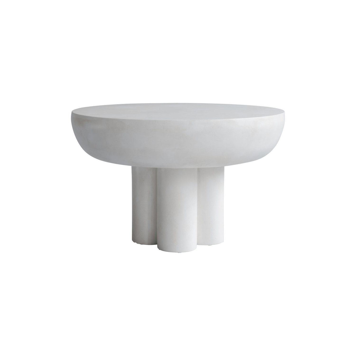 101 Copenhagen - Coffee Table Crown - White - Fibre-reinforced Concrete - Designer Tommy Hyldahl