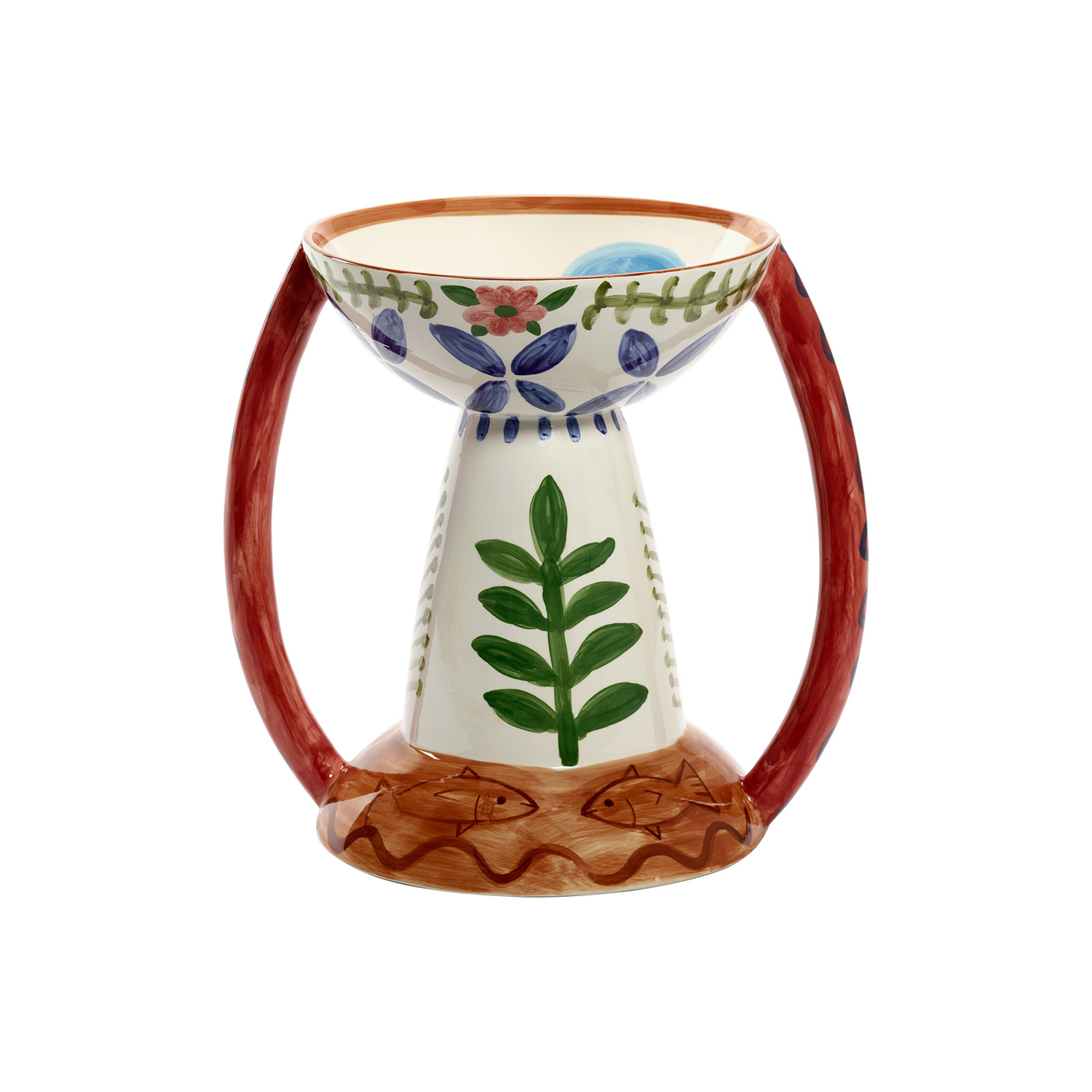 Serax - Vase Santiago De Borja - Bunt - Emaillierter Sandstein - Designer Shurleey