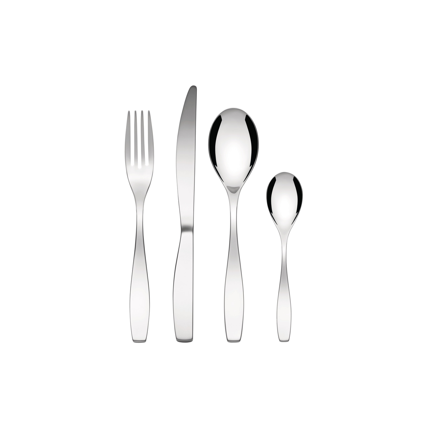 Alessi - Besteckgarnitur Duna - Metall - rostfreier Stahl - Designer Marco Zanuso