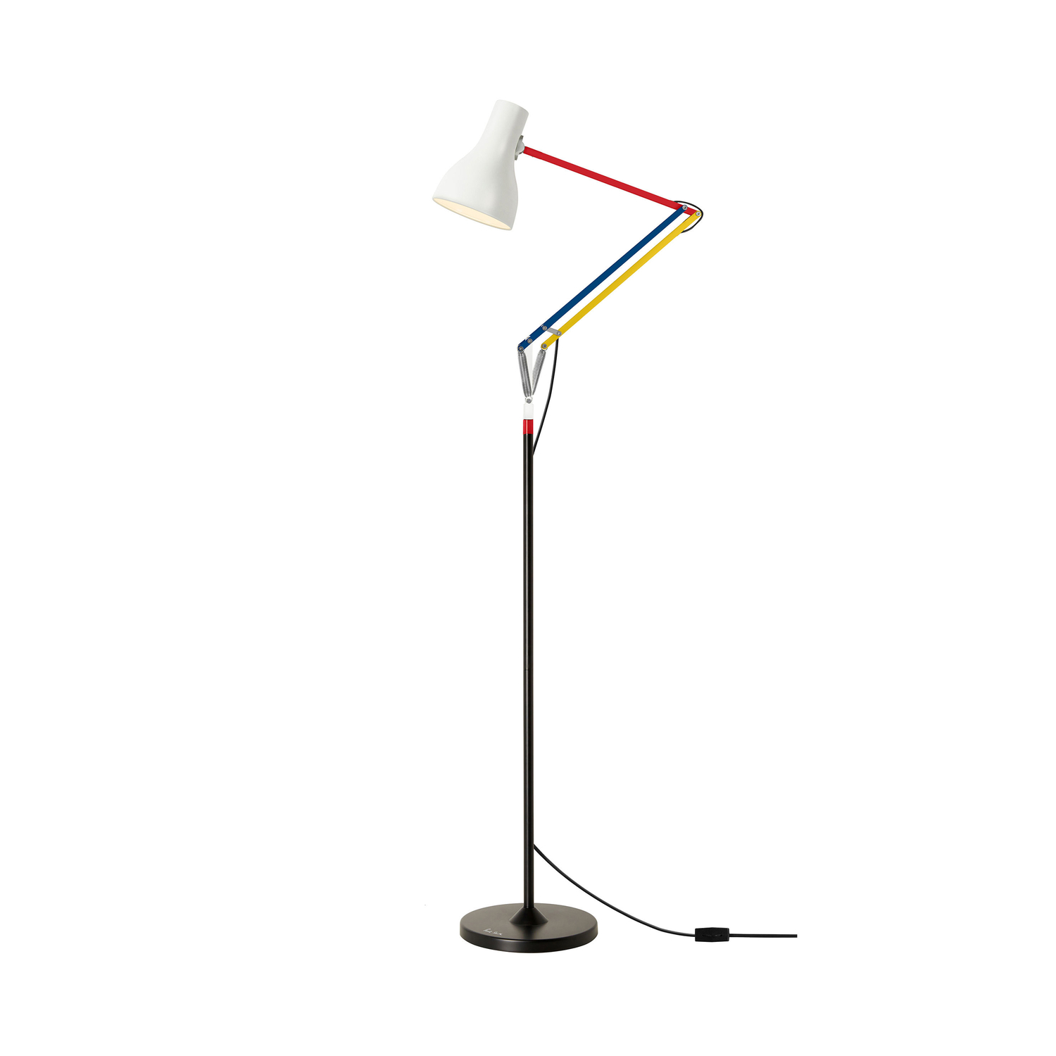 Anglepoise - Floor Lamp Type 75 - Multicoloured - Aluminium - Designer Paul Smith