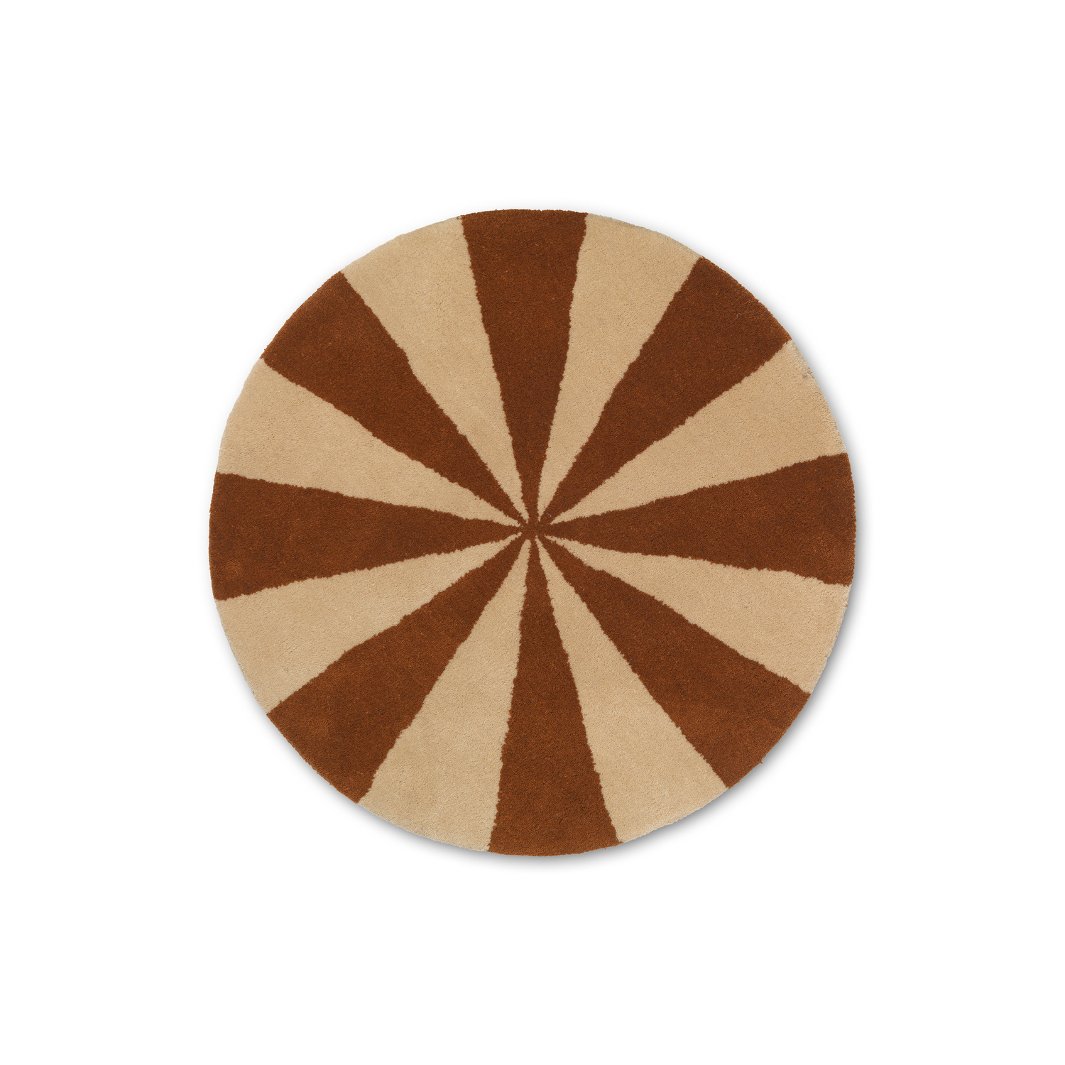 Ferm Living - Tapis Arch textile - Marron - Laine