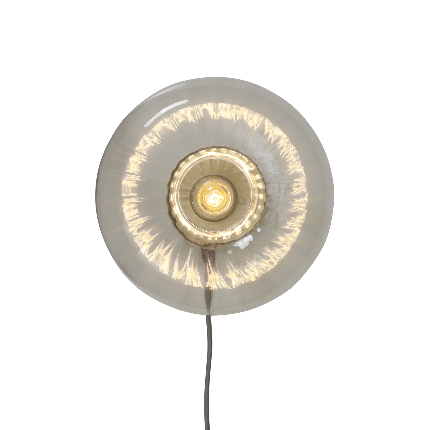 It's About Romi Light - Wall With Plug Brussels - Transparent - Metal