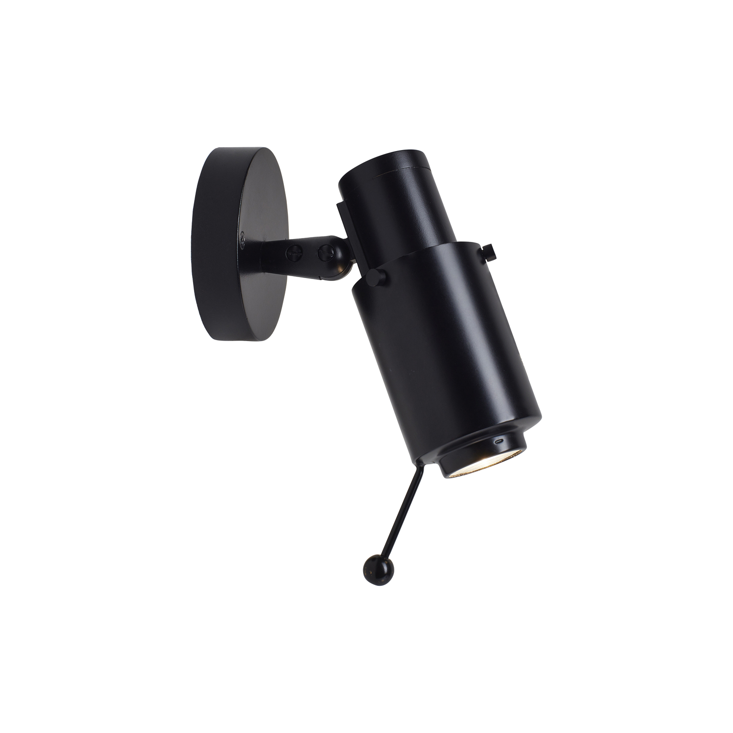 Dcw Éditions Light/Black - Swivel Wall Biny - Aluminium - Designer Jacques Biny