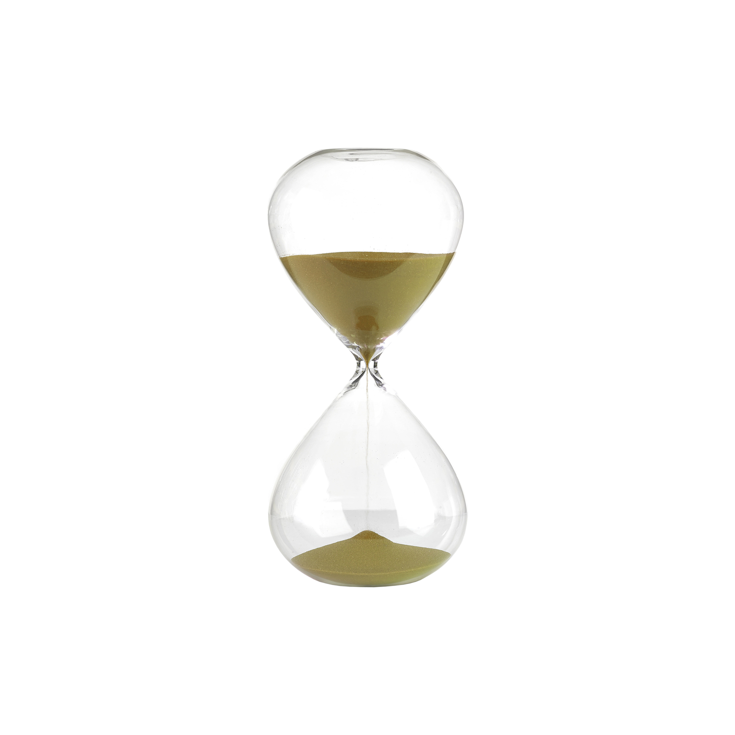 Pols Potten Gold - Egg Timer Ball - Transparent - Glass - Designer Studio