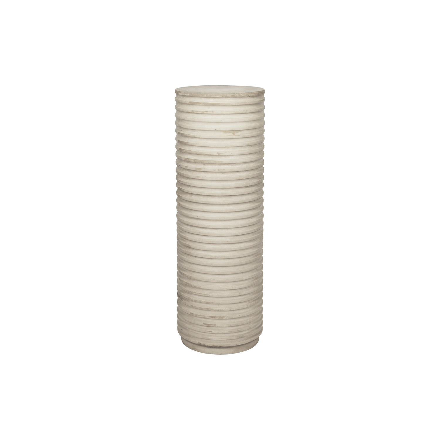 Broste Copenhagen Beige - End Table Rillo - Clay Fiber