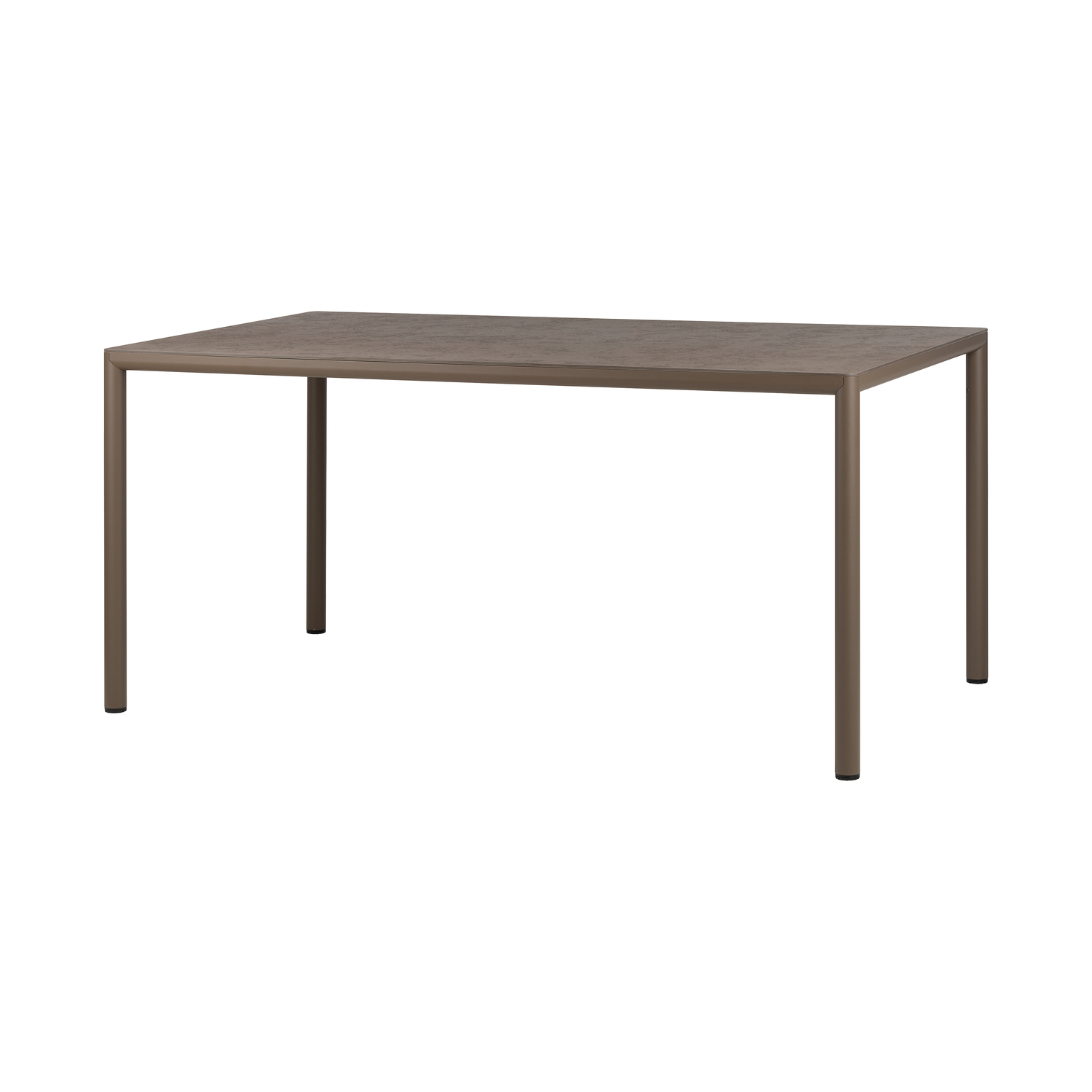 NARDI - Table rectangulaire Piave - Marron - Stratifié HPL - Designer Raffaello Galiotto