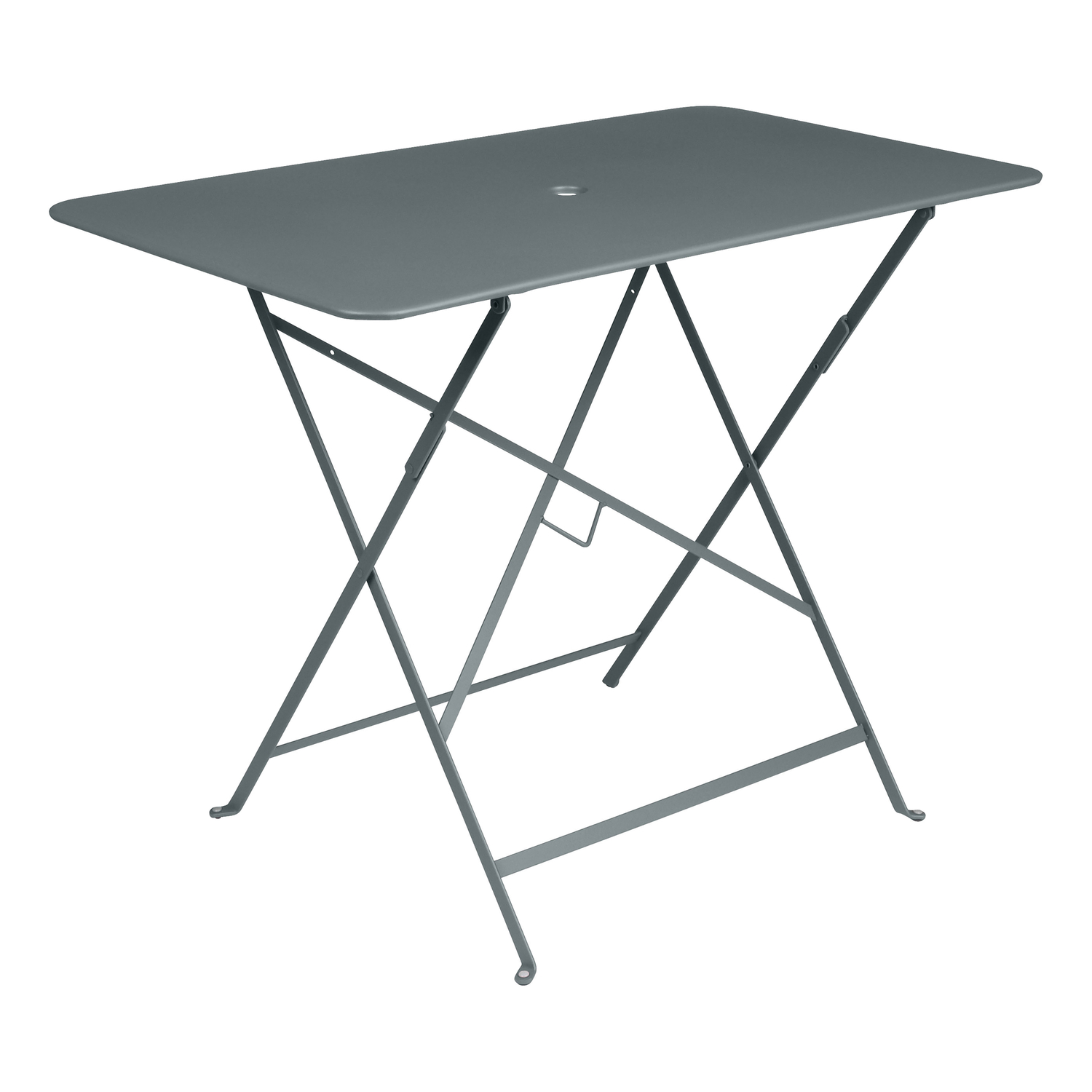 Fermob Grey - Rectangular Table Bistro - Painted Steel - Designer Frédéric Sofia