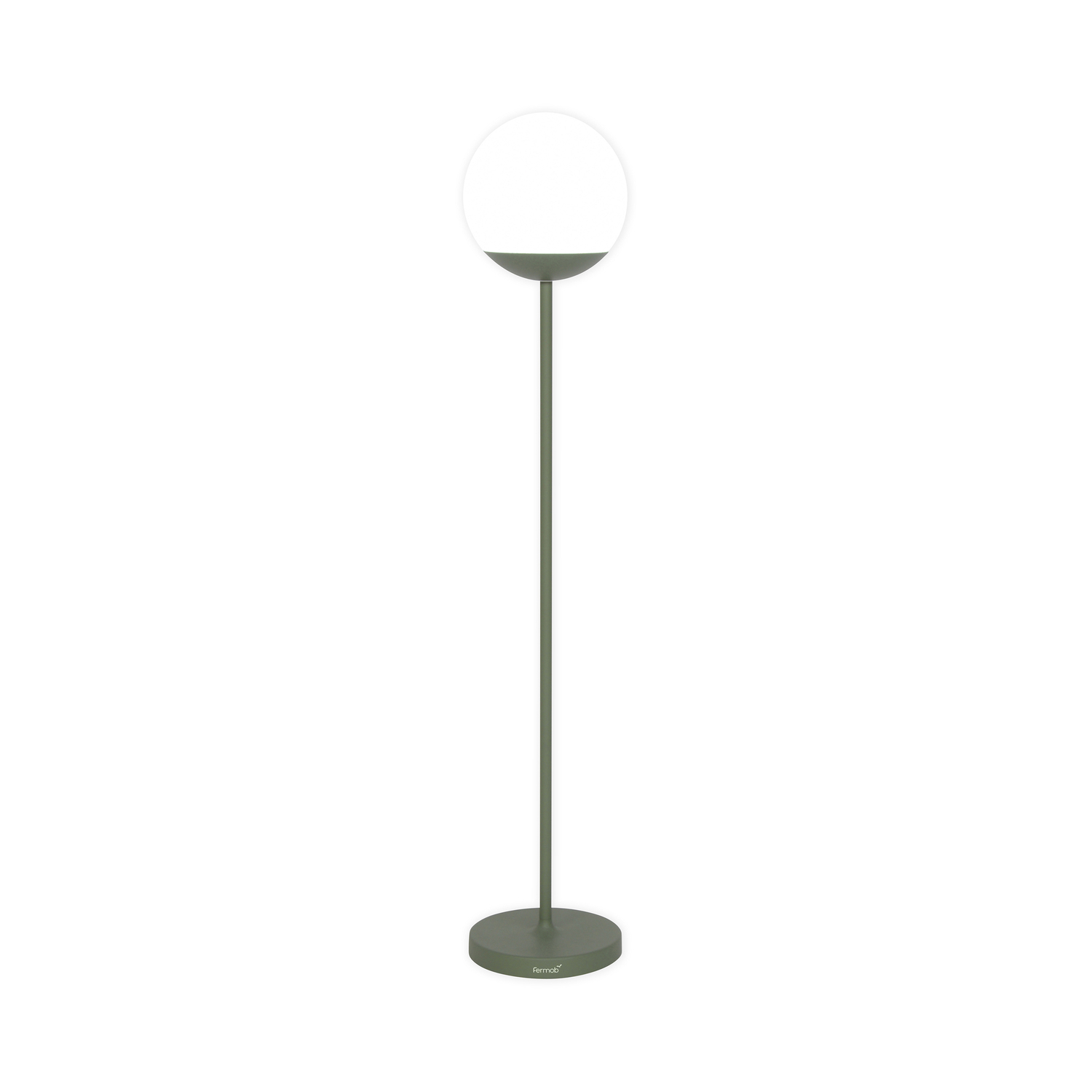 Fermob Green - Cordless Outdoor Floor Lamp Mooon - Polythene - Designer Tristan Lohner