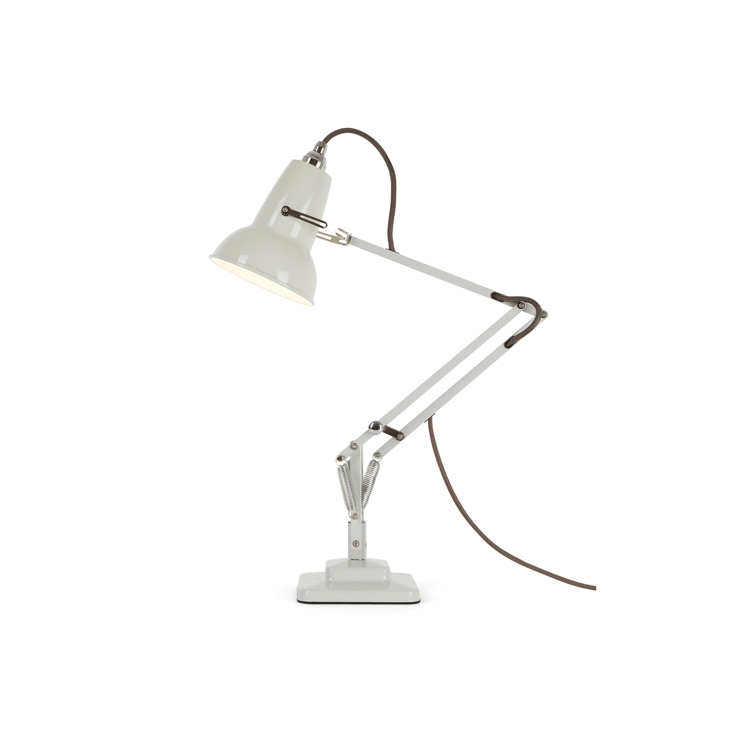 Anglepoise White - Table Lamp Original 1227 - Cast Iron - Designer George Carwardine