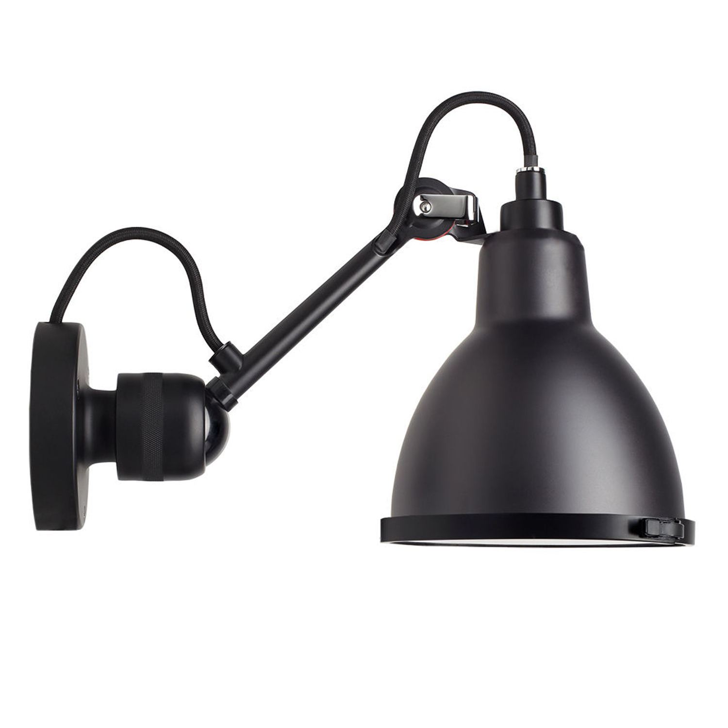 DCW éditions - Applique orientable Lampes Gras outdoor - Noir - Acier inoxydable - Designer Bernard-Albin Gras