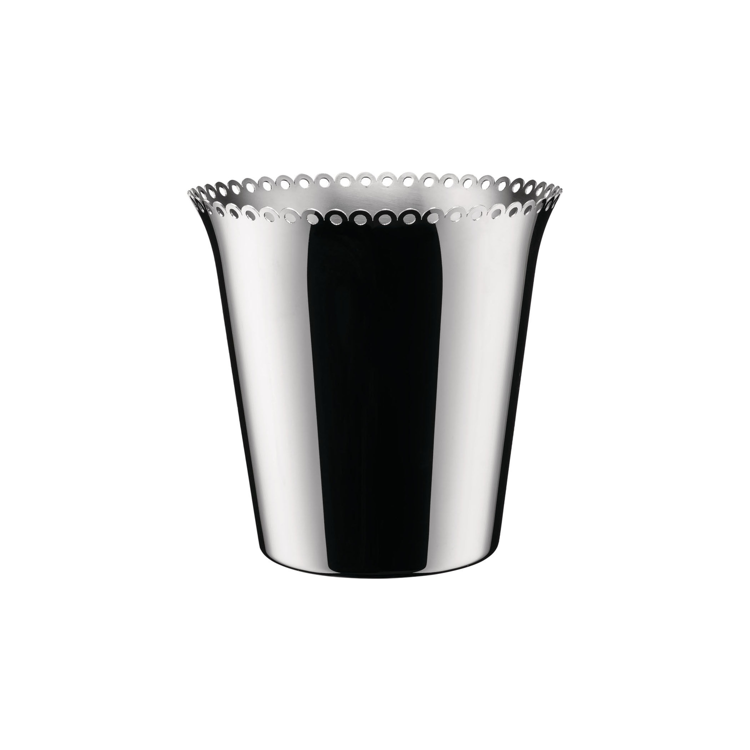 Alessi - Secchiello per ghiaccio Tornitore matto - Metallo - Acciaio inossidabile lucido - Designer Nika Zupanc