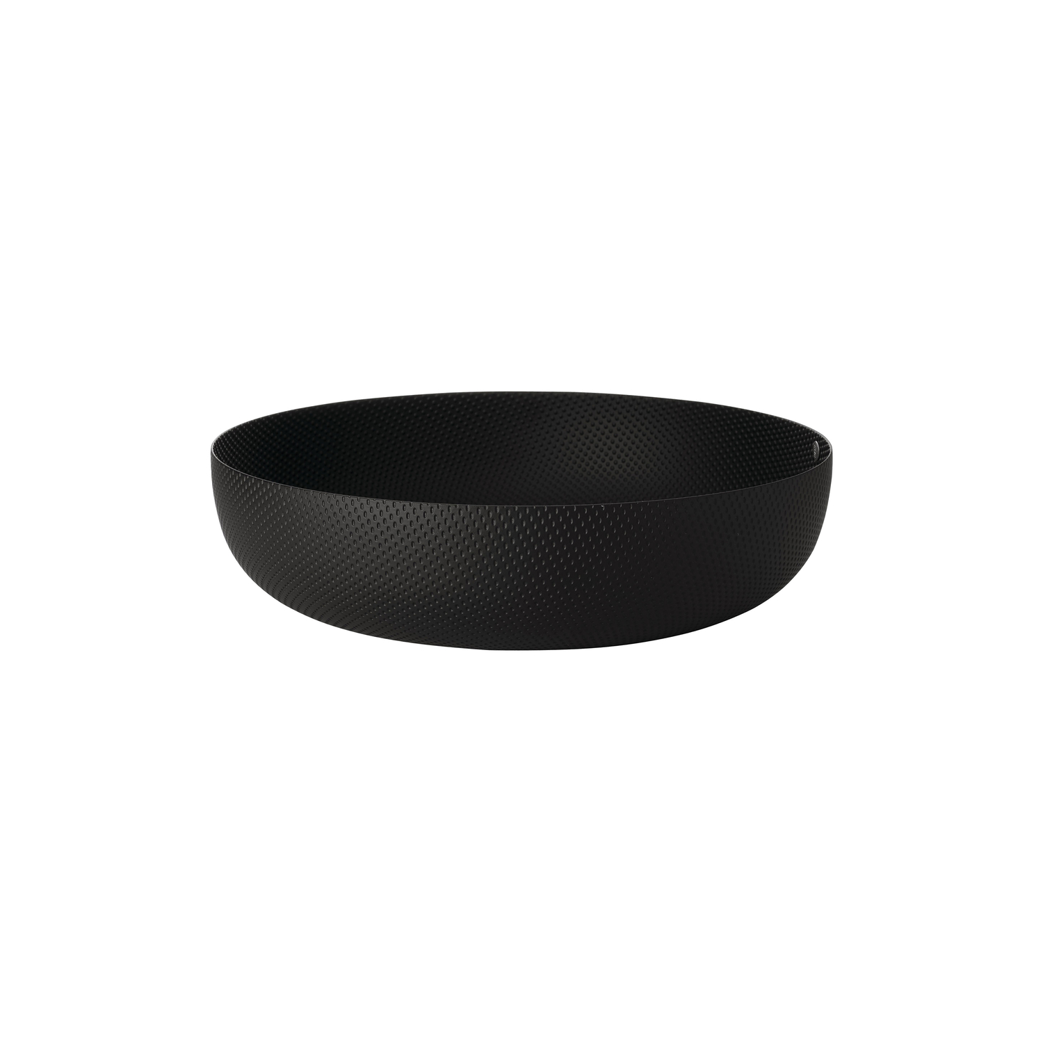 Alessi Noir - Corbeille Jm - Acier Peint - Designer Jasper Morrison