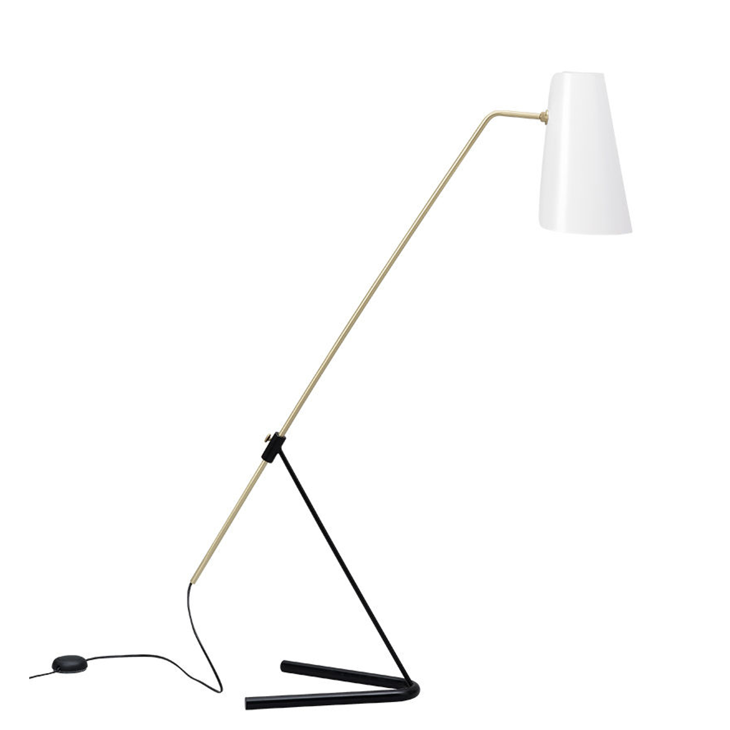 SAMMODE STUDIO - Liseuse orientable Pierre Guariche - Métal - Laiton verni brossé - Designer Pierre Guariche