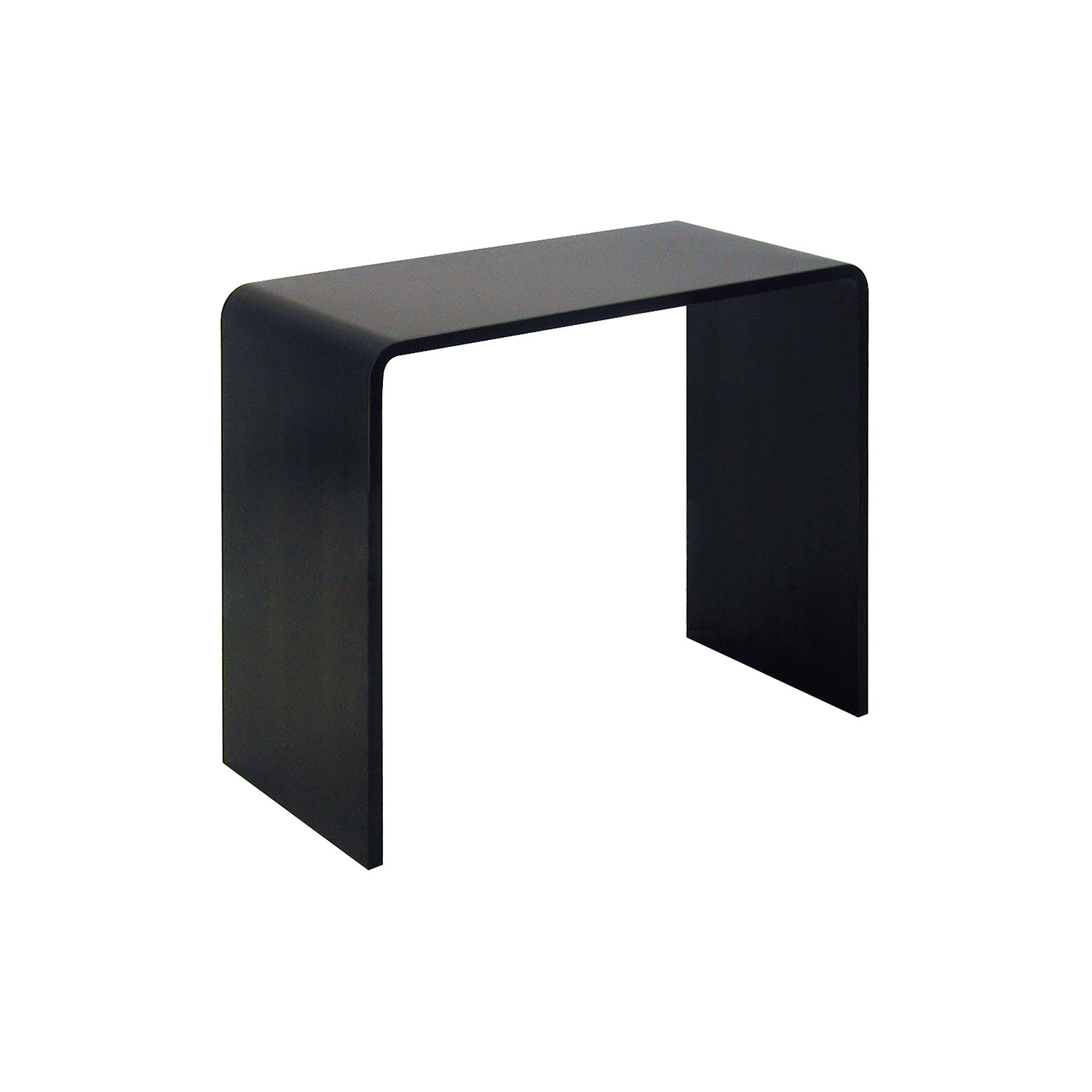 Zeus Nero - Consolle Solitaire - Acciaio Fosfatato - Designer Maurizio Peregalli