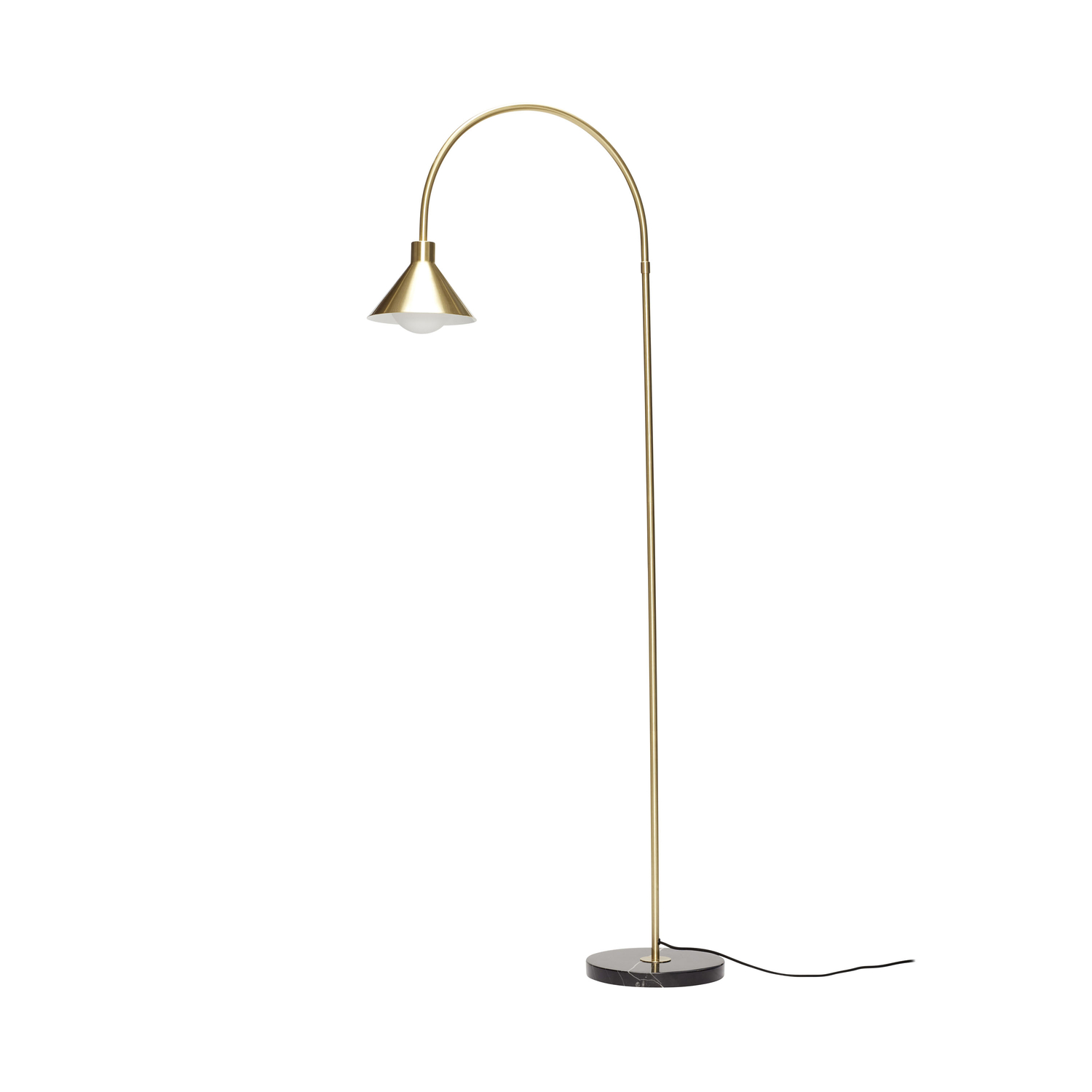 Hübsch Gold - Floor Lamp Pipe - Iron