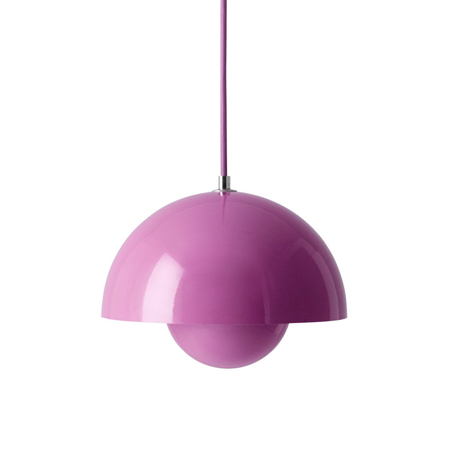 Tradition Pink &Tradition - Pendant Flowerpot - Lacquered Steel - Designer Verner Panton