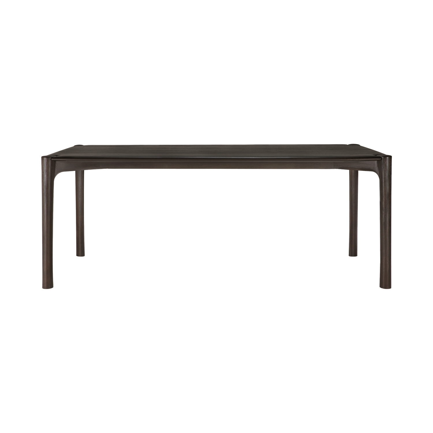 Ethnicraft Brown - Rectangular Table Pi - Solid Teak - Designer Alain Van Havre