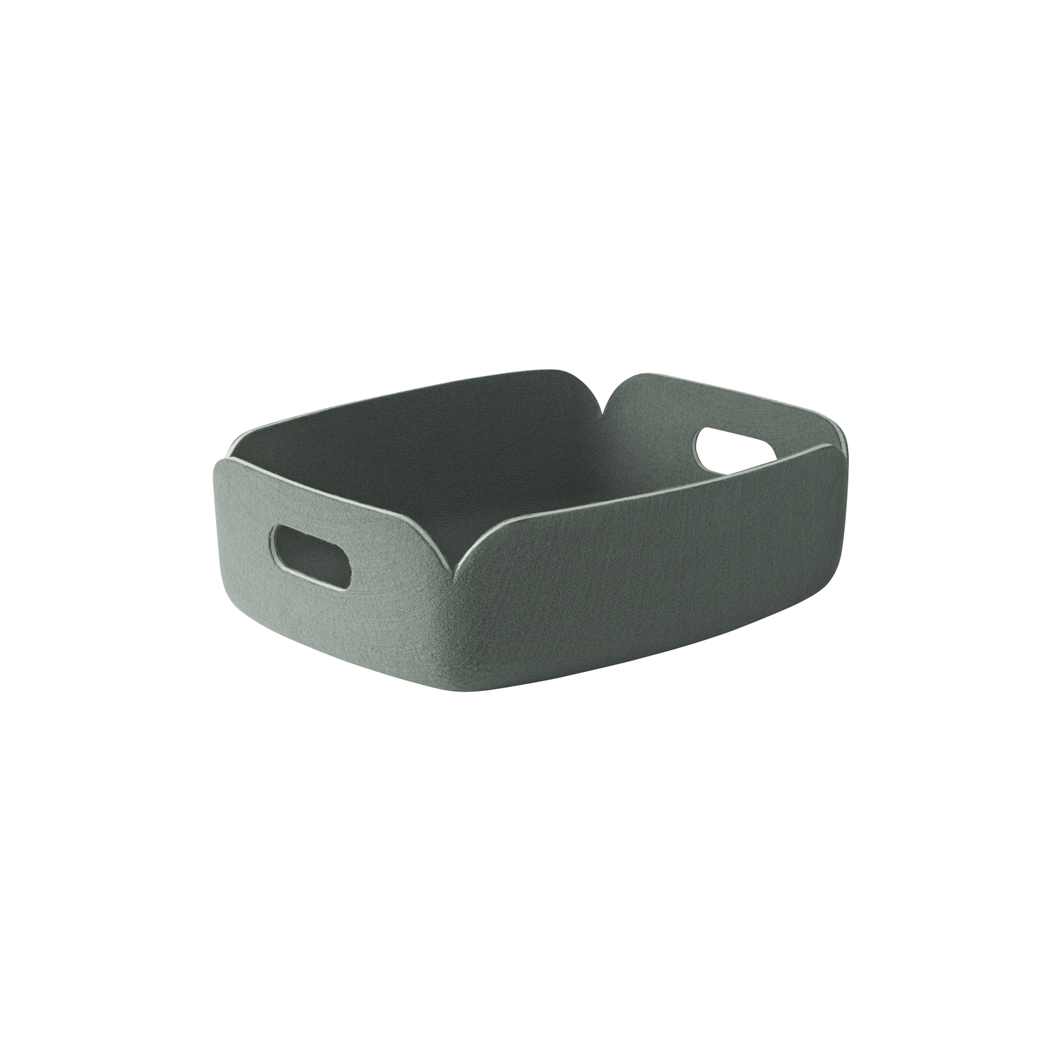 Muuto Green - Basket Restore - Recycled Felt - Designer Mika Tolvanen