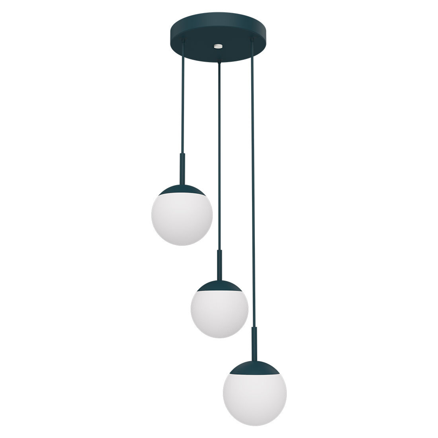 Fermob - Intelligente Lampe Mooon - Blau - Aluminium - Designer Tristan Lohner